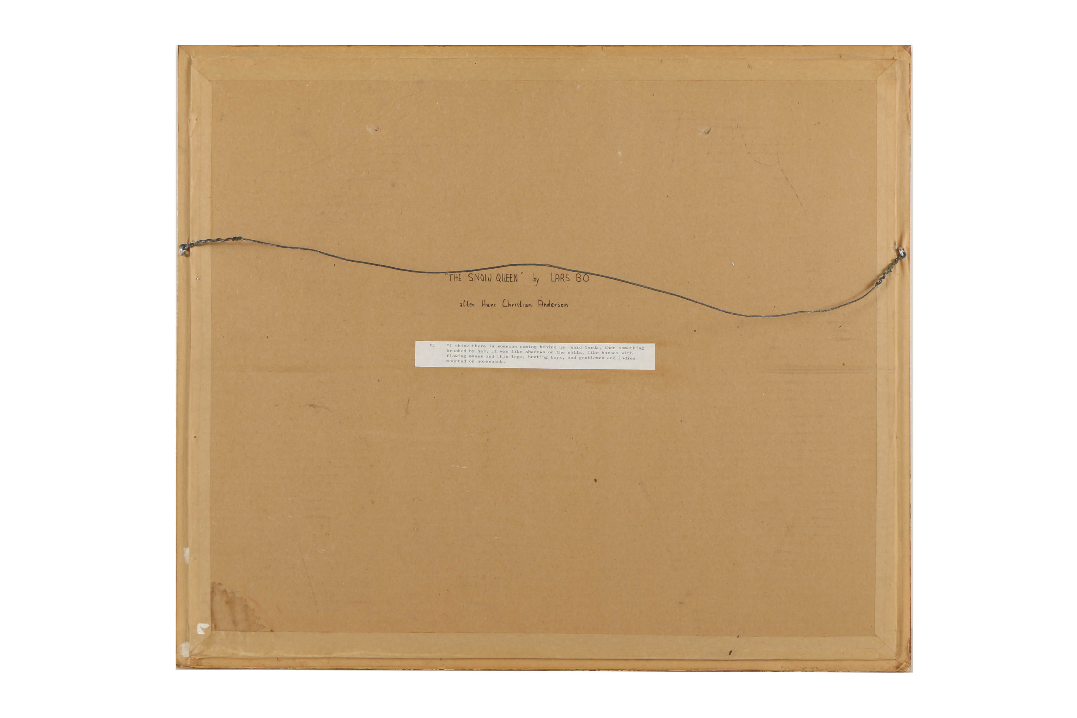 Lars Bo Limited Edition Etching with Aquatint "The Snow Queen"