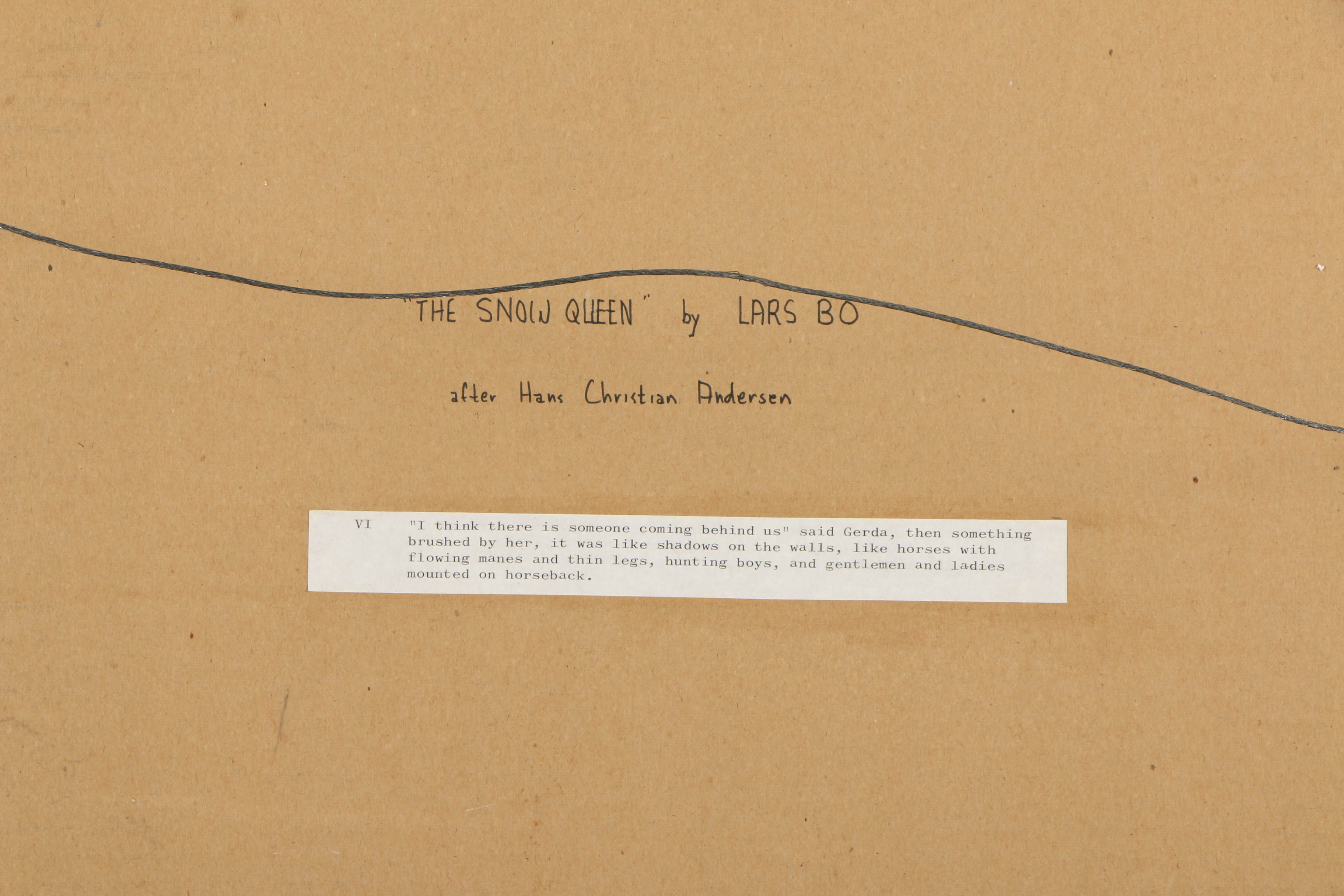 Lars Bo Limited Edition Etching with Aquatint "The Snow Queen"