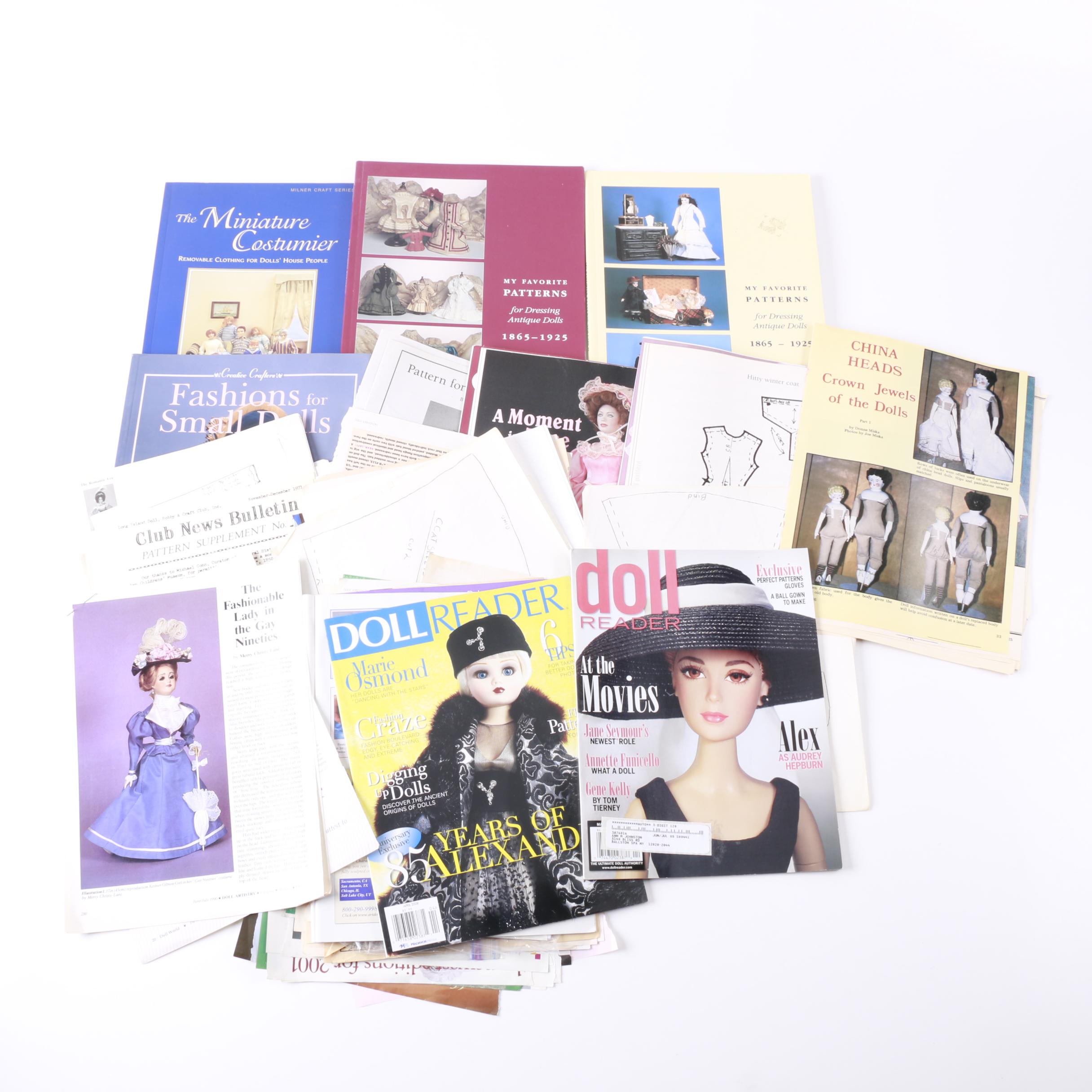 Vintage Doll Pattern Sewing Books