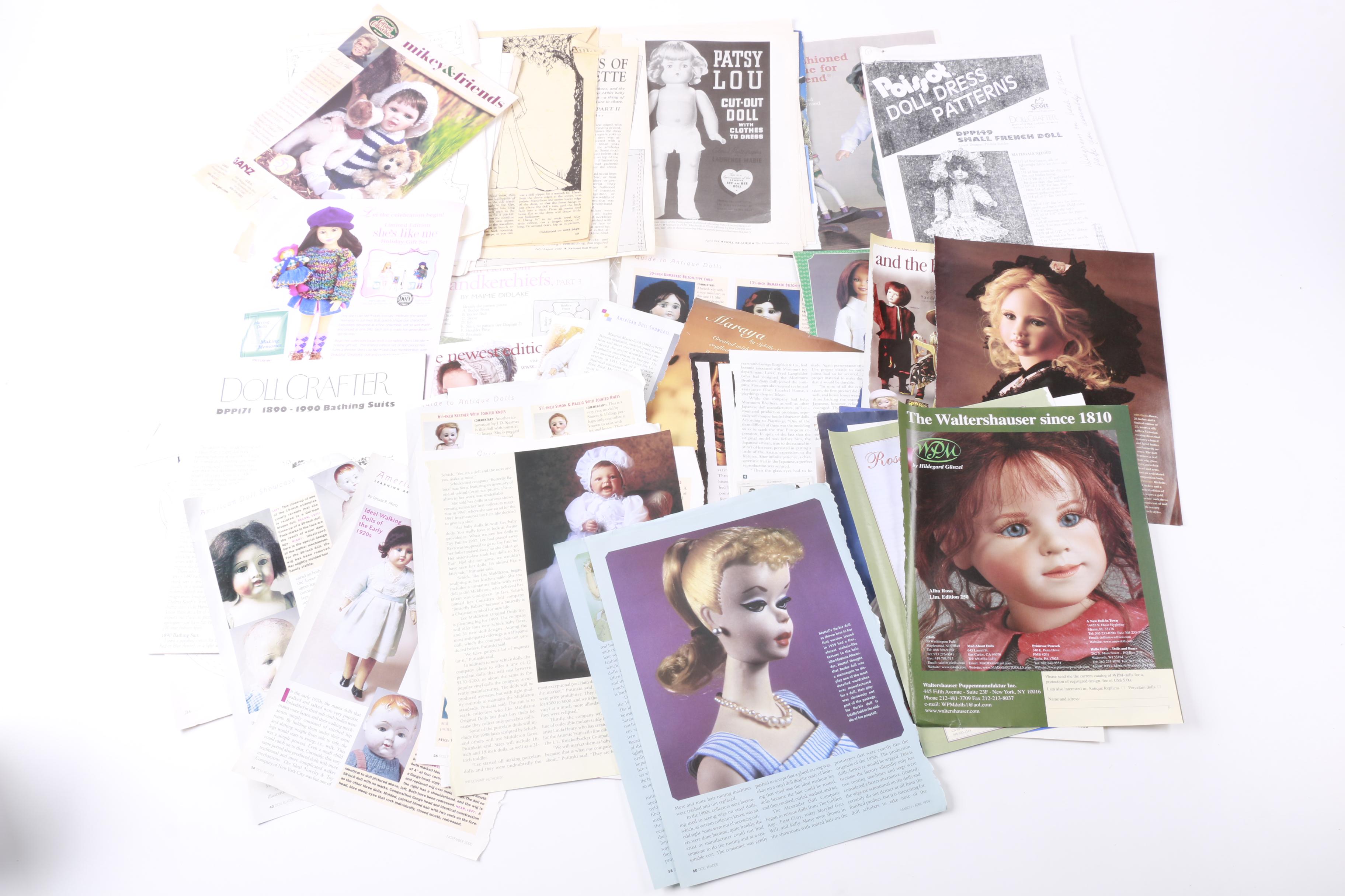 Vintage Doll Pattern Sewing Books