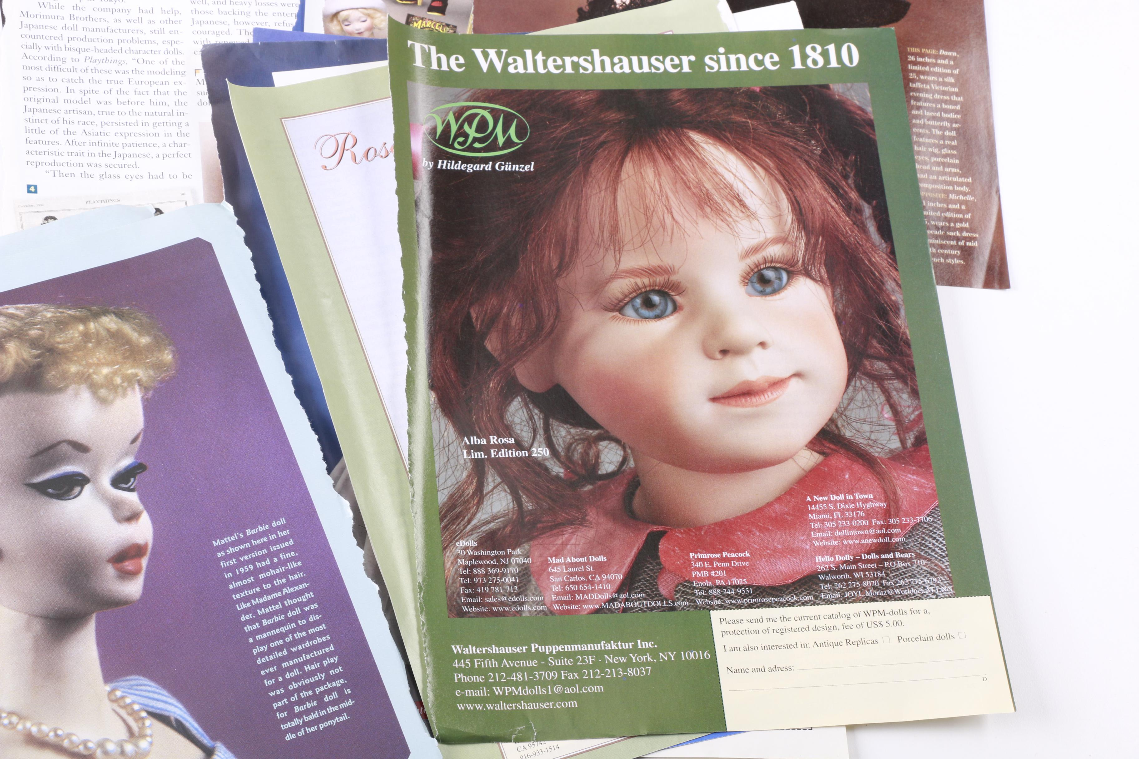 Vintage Doll Pattern Sewing Books