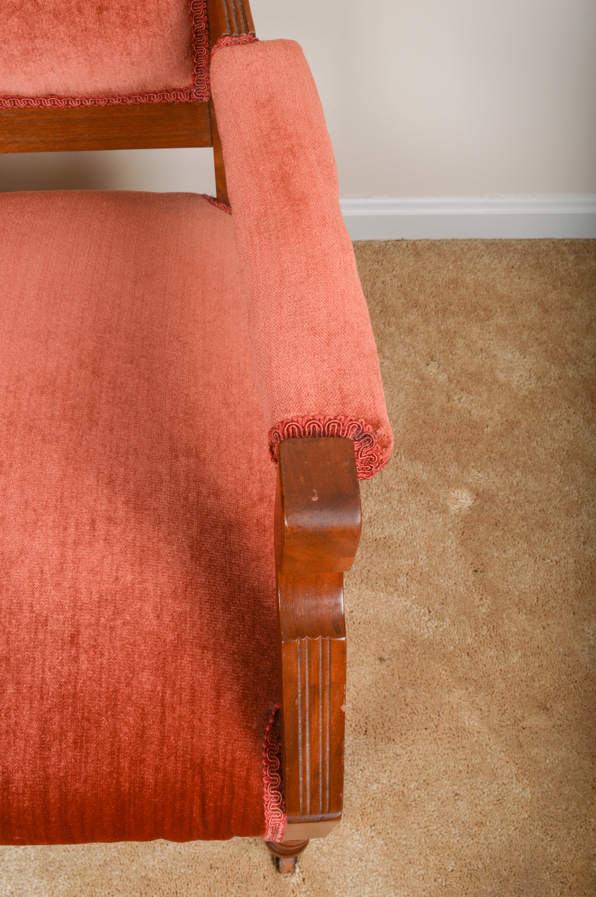 Victorian Eastlake Parlor Chair