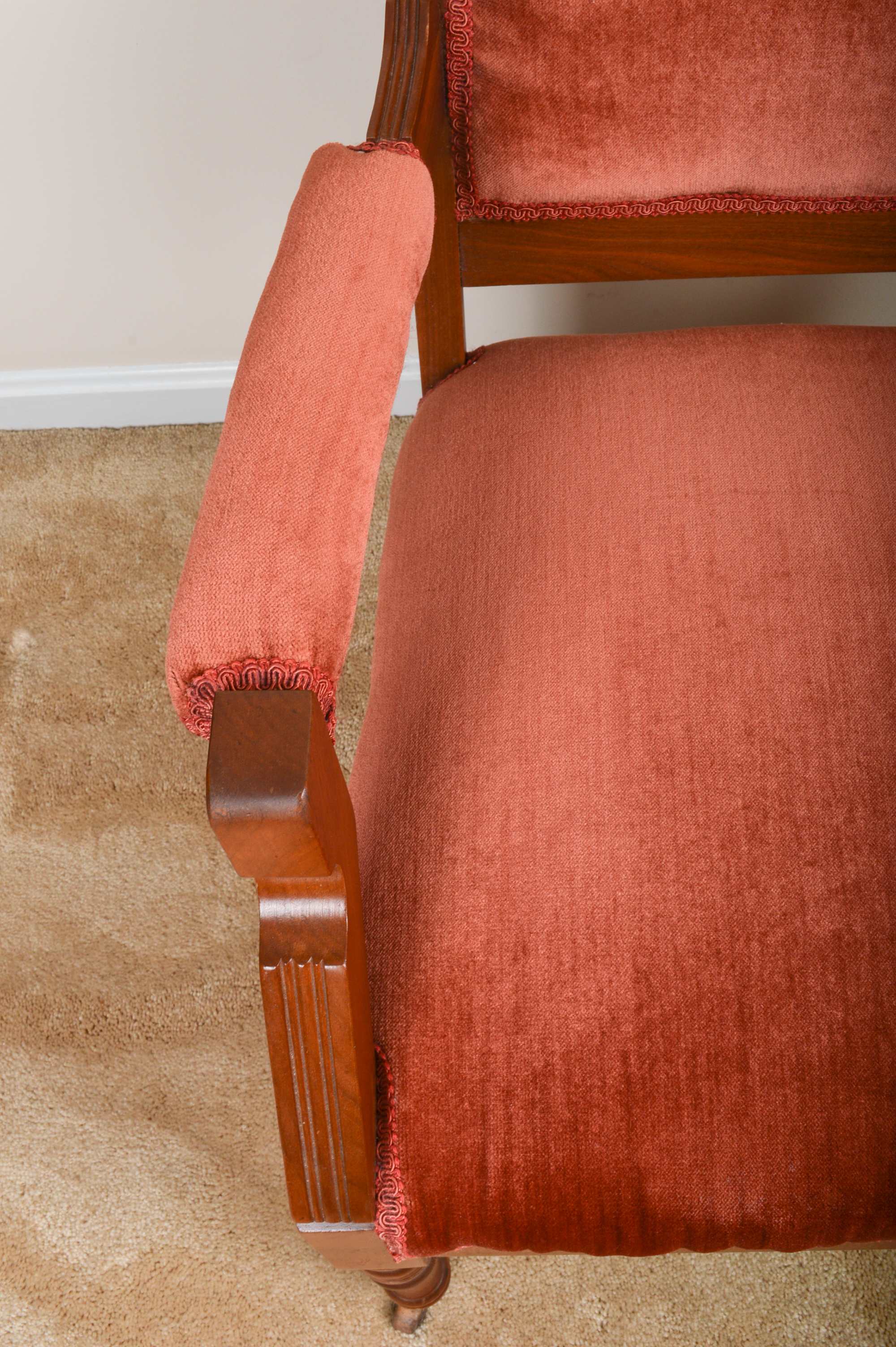 Victorian Eastlake Parlor Chair