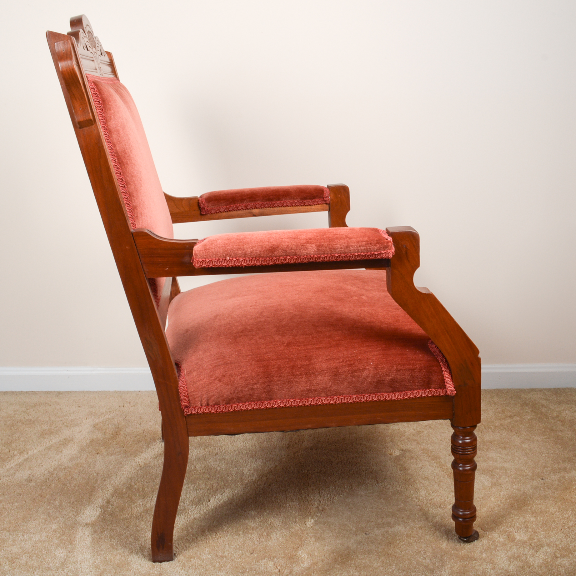 Victorian Eastlake Parlor Chair