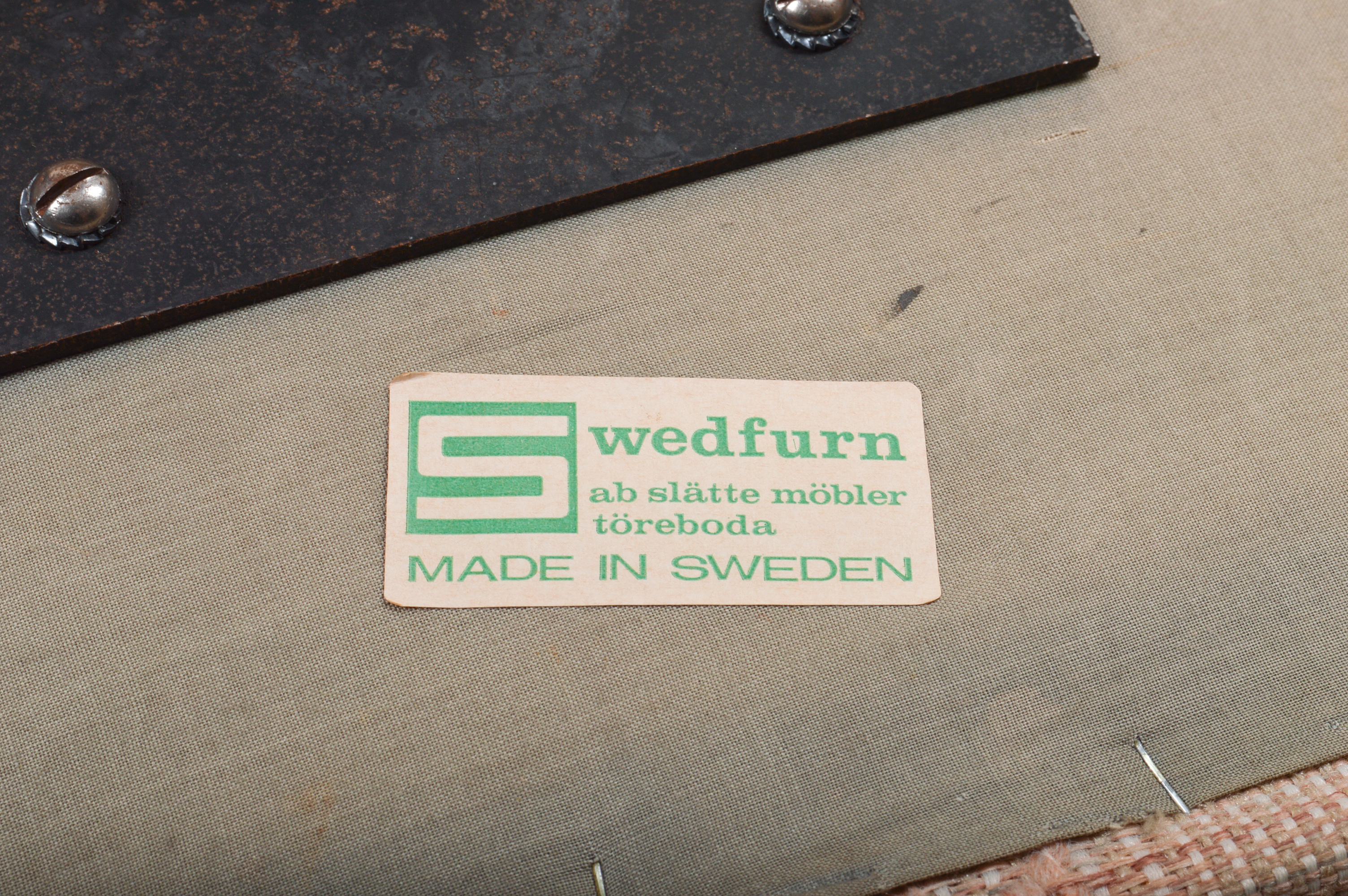 Modern Swivel Armchair and Ottoman by Swedfurn AB Slätte Möbler Töreboda