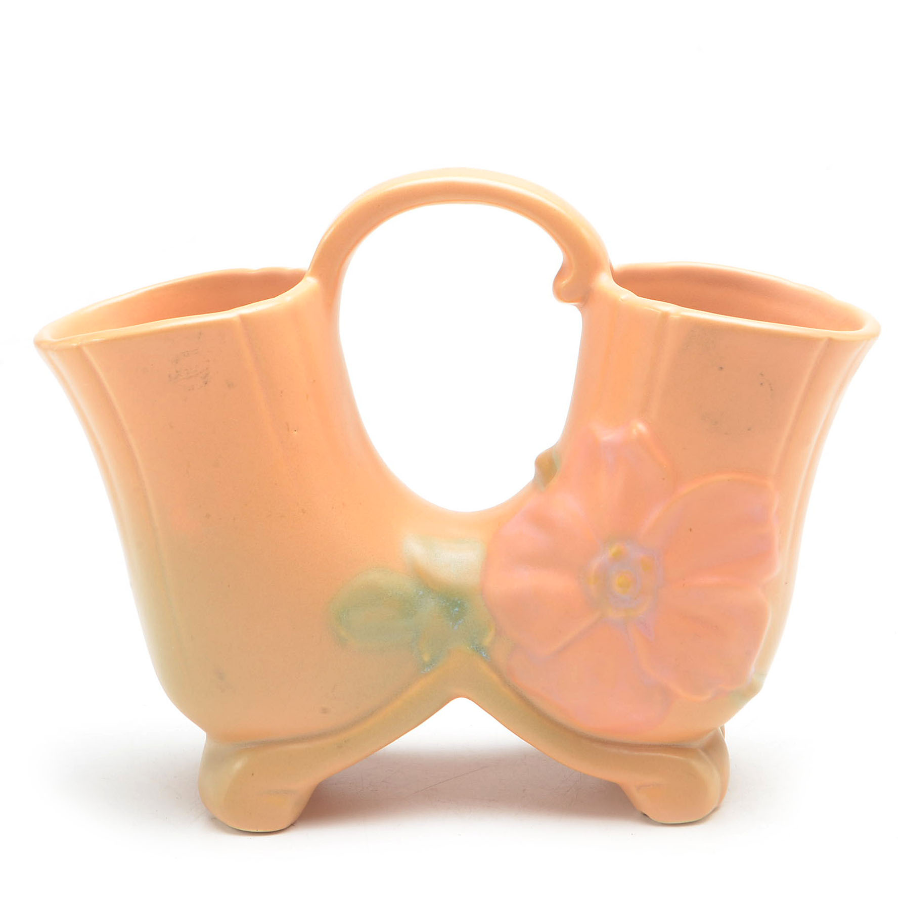 Weller "Wild Rose" Double Vase