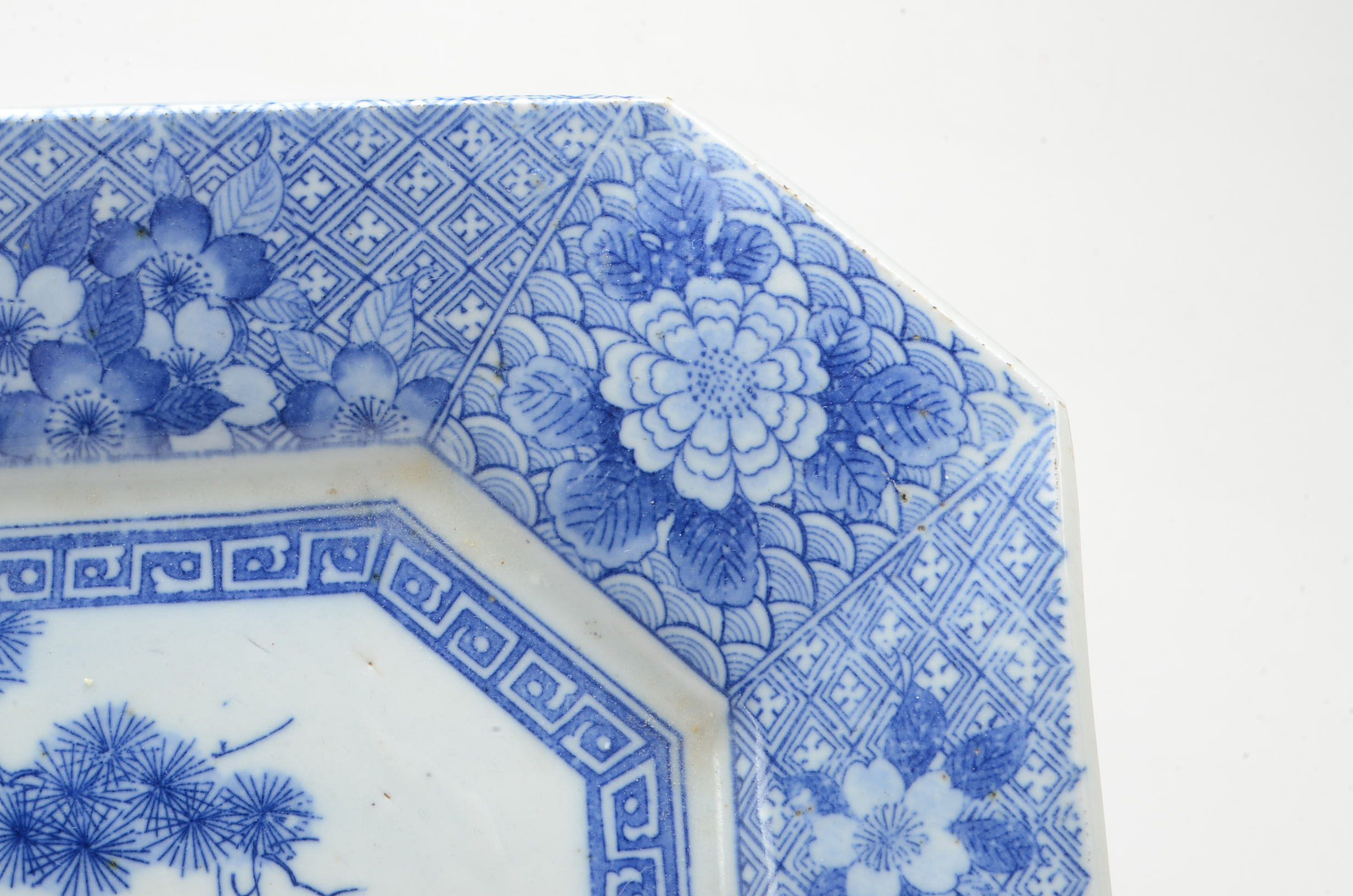 Antique Chinese Transferware Plate
