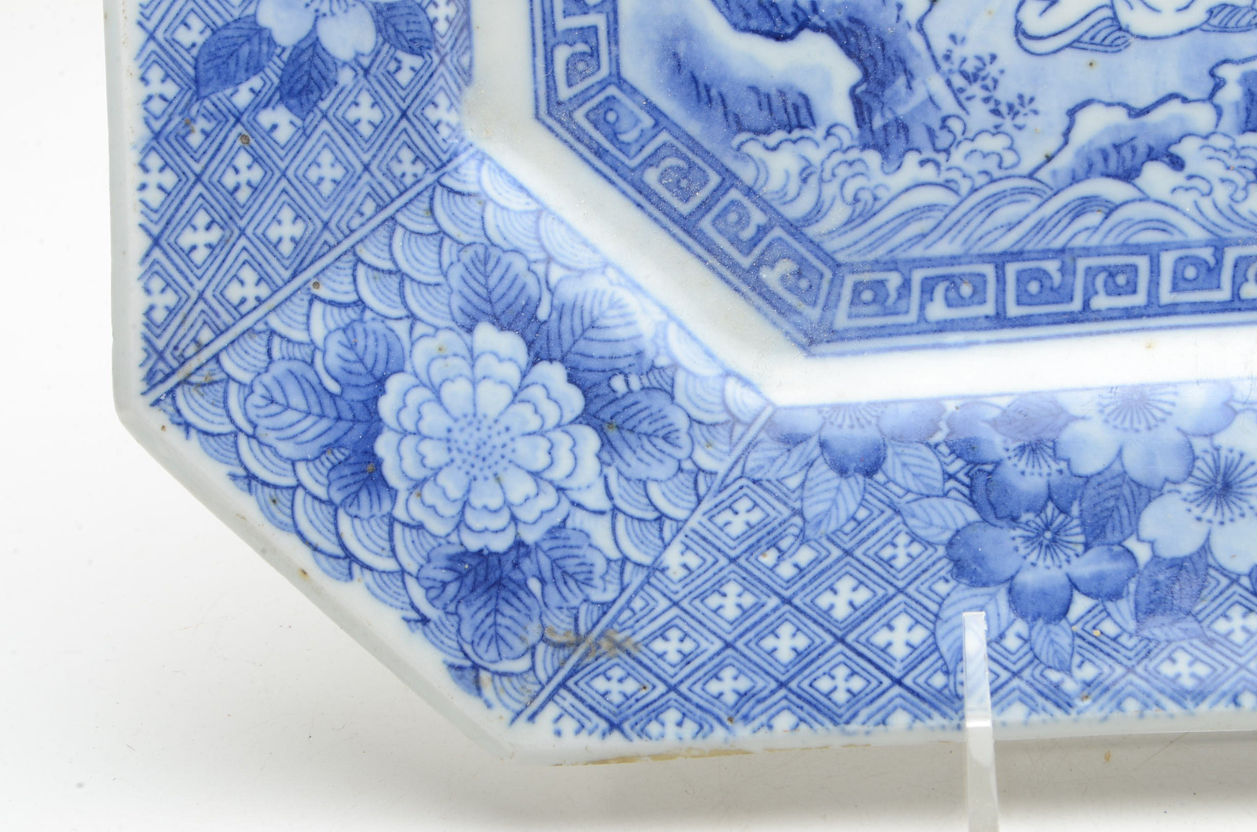 Antique Chinese Transferware Plate