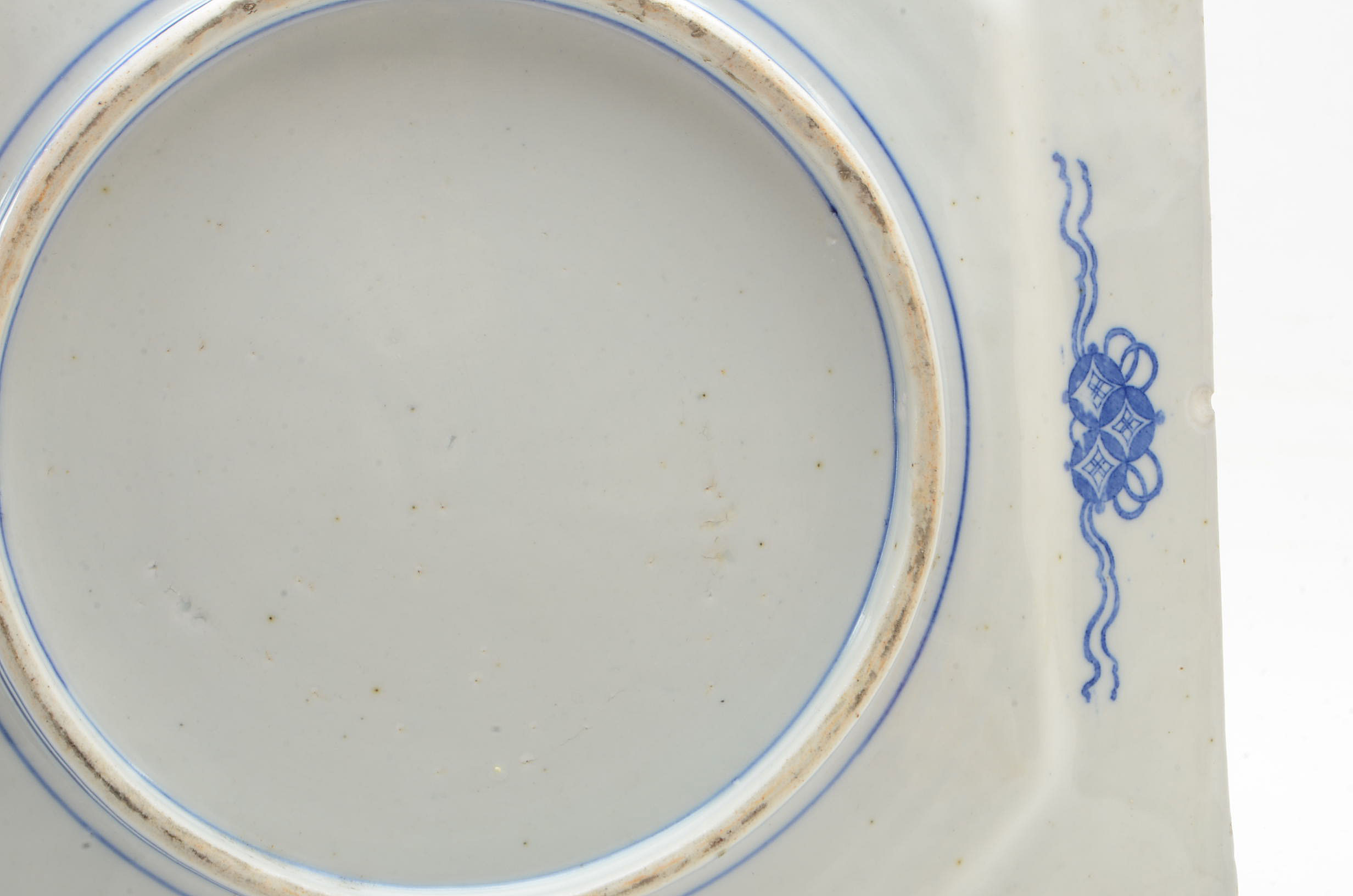 Antique Chinese Transferware Plate