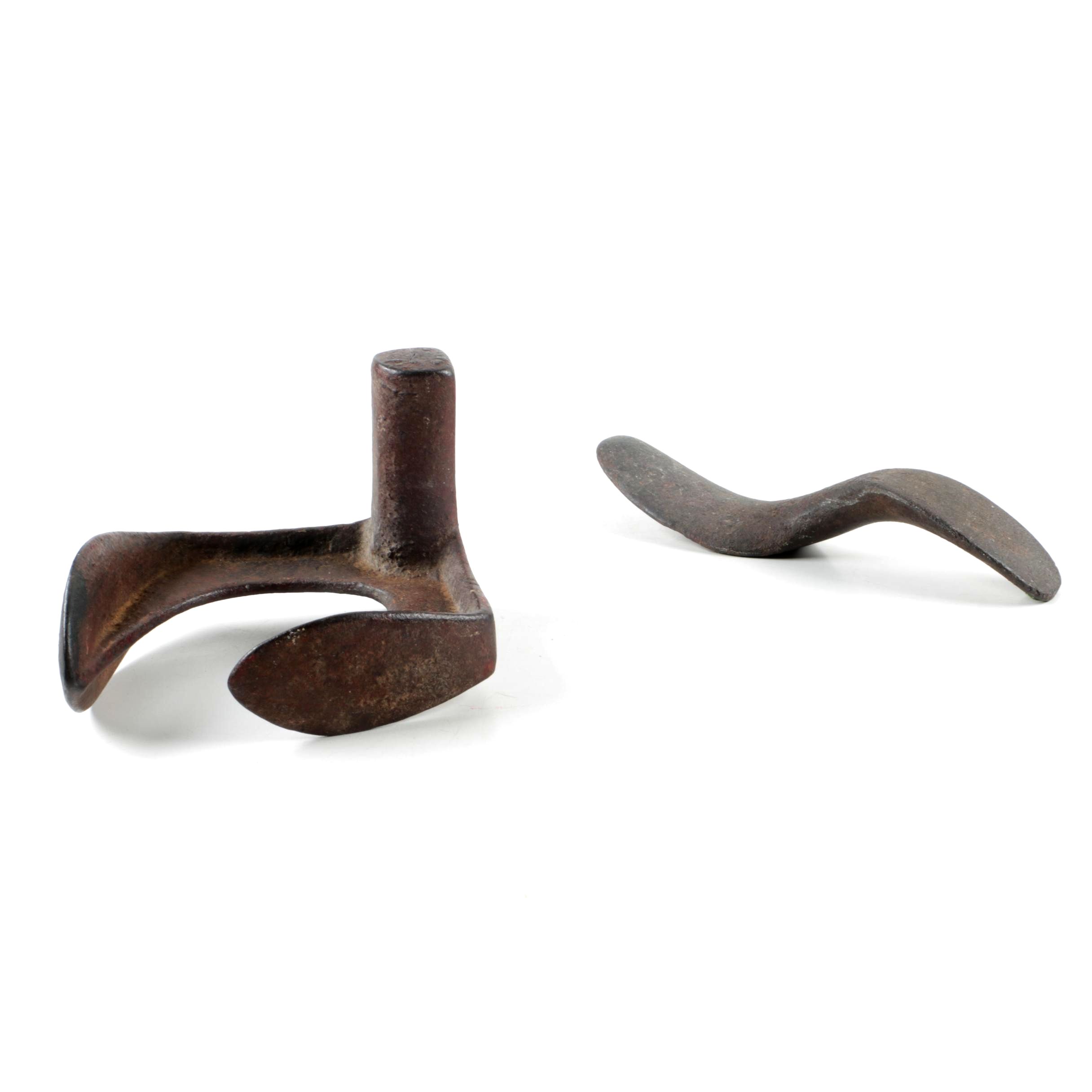 Vintage Cast Iron Cobble Tools