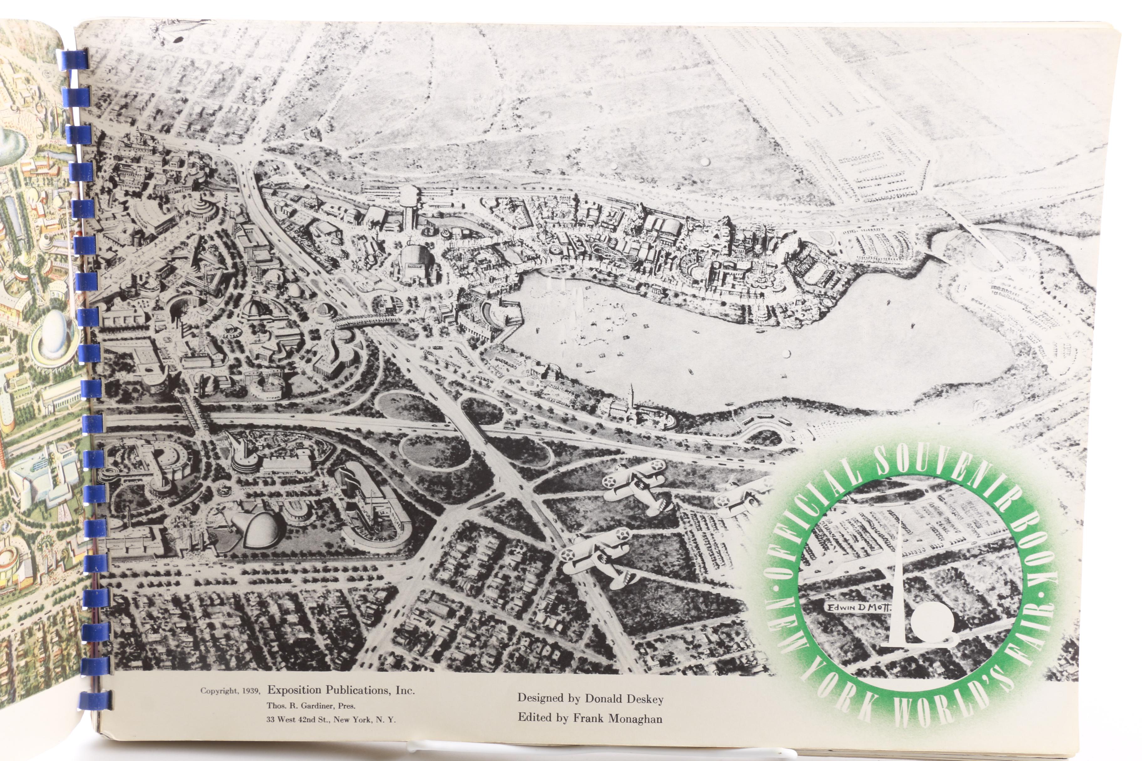 1939 "Official Souvenir Book New York World's Fair 1939"