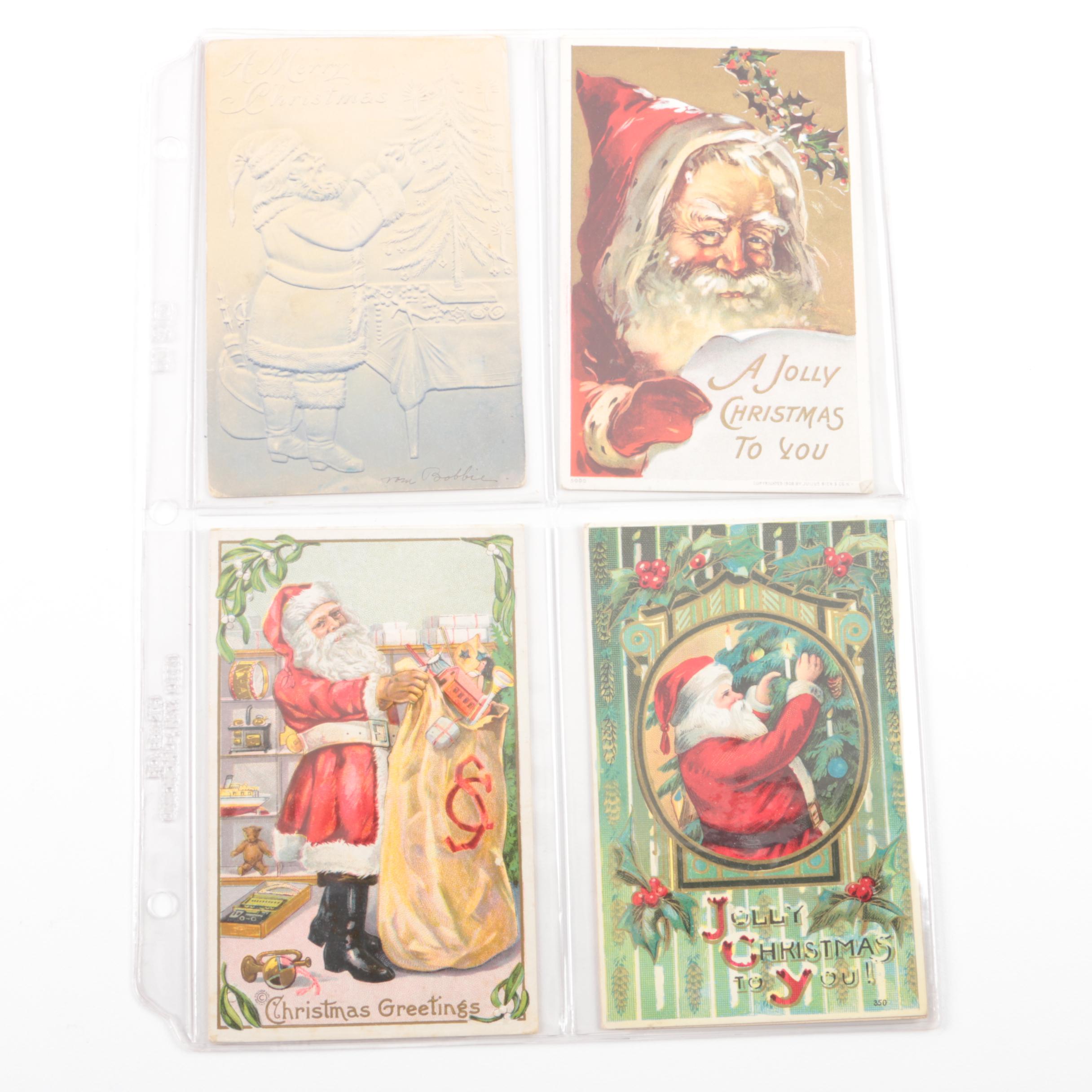 Early 20th Century Christmas Postcards