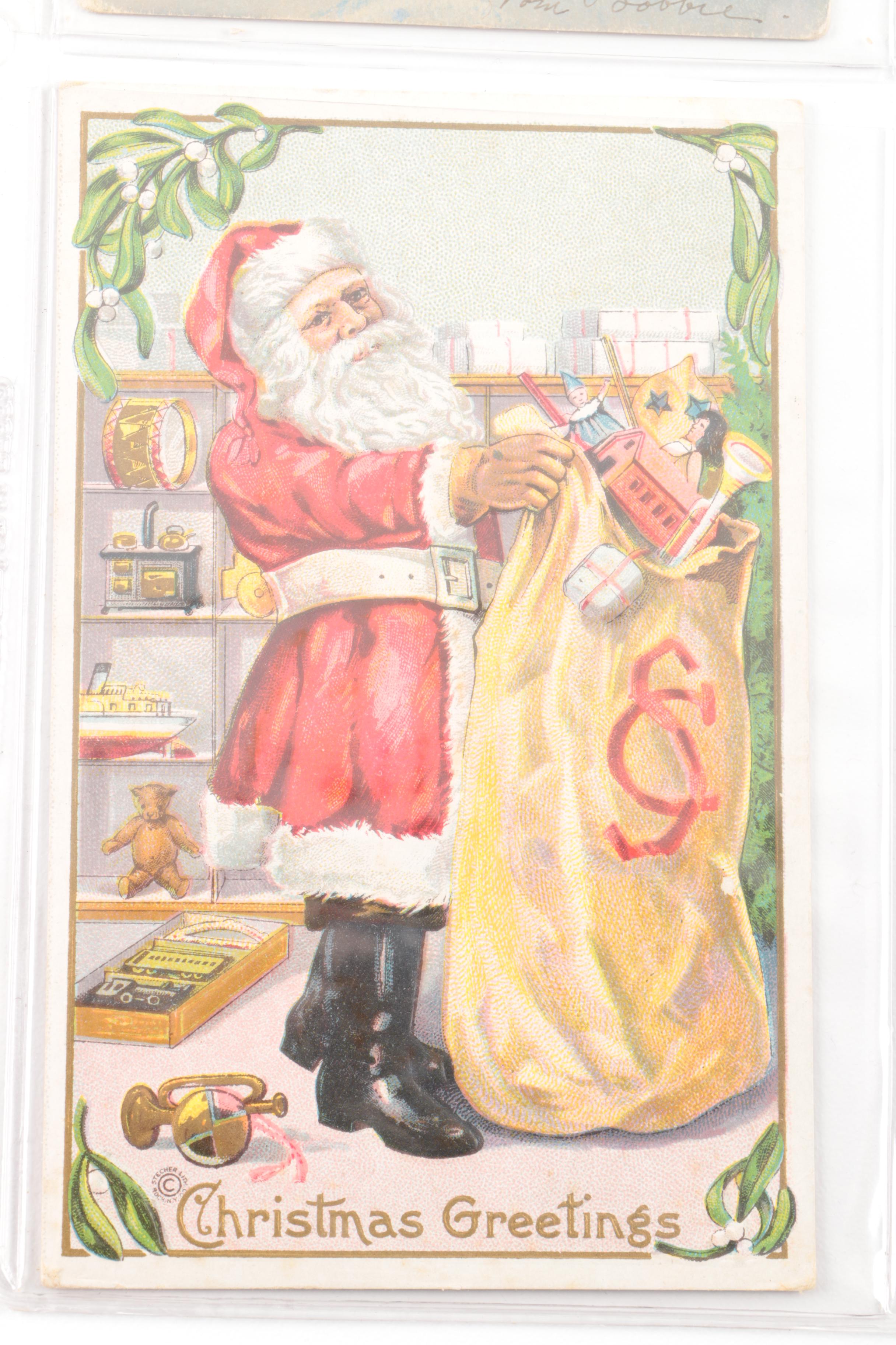 Early 20th Century Christmas Postcards