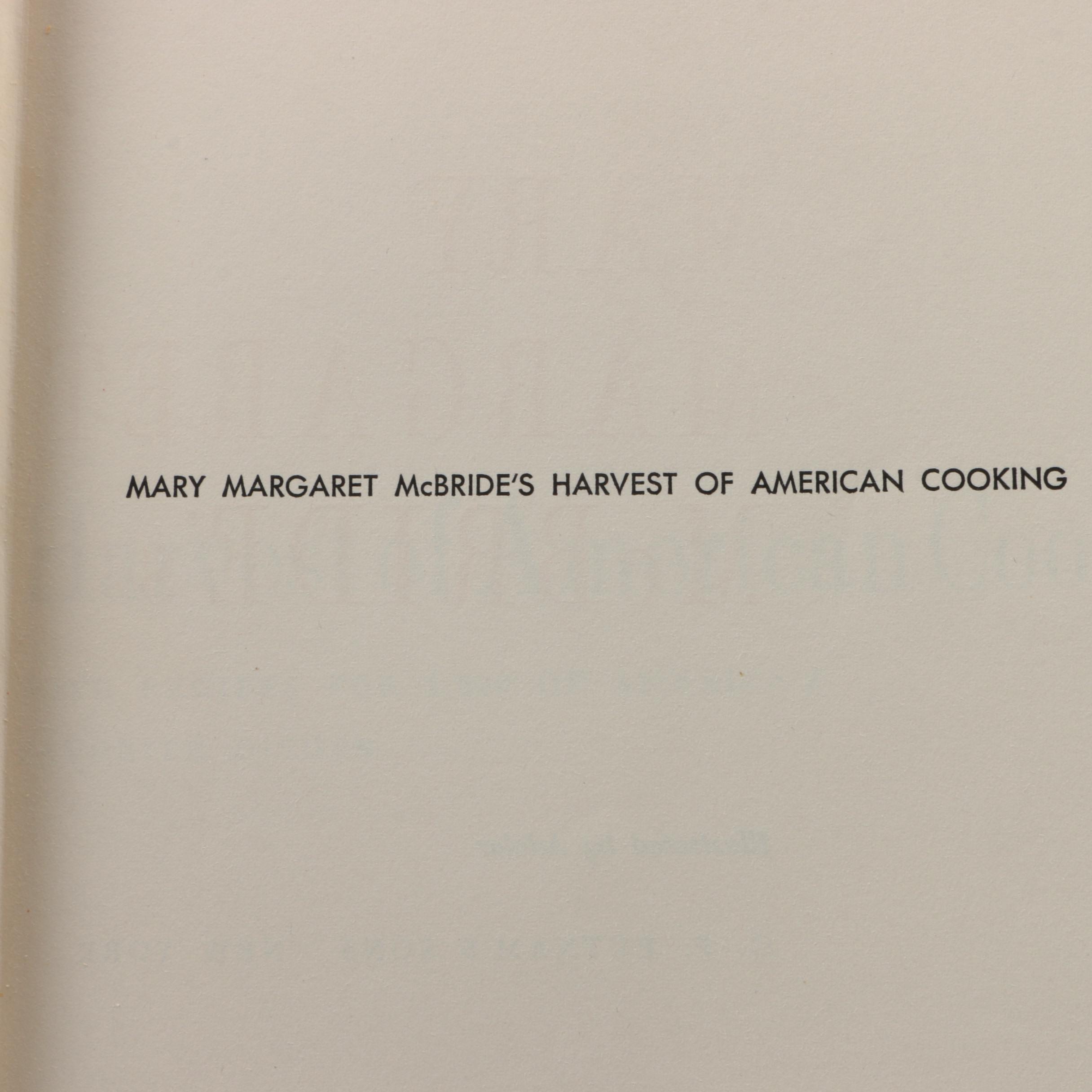 Vintage American Cookbooks
