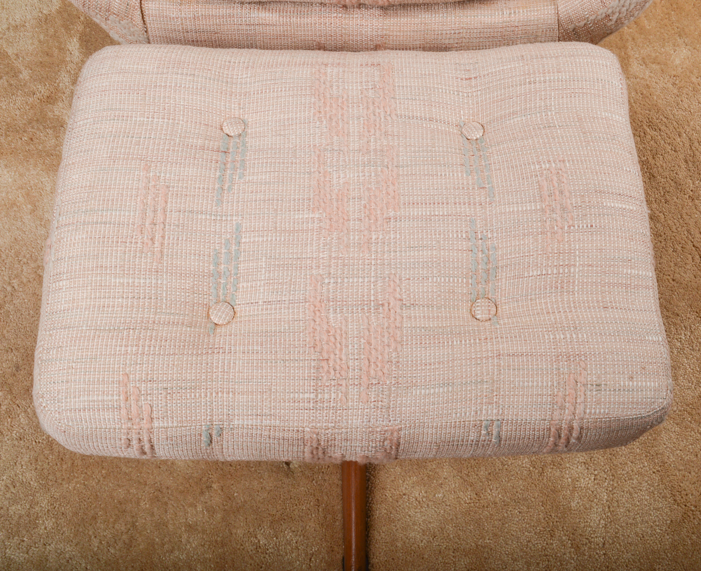 Modern Swivel Armchair and Ottoman by Swedfurn AB Slätte Möbler Töreboda