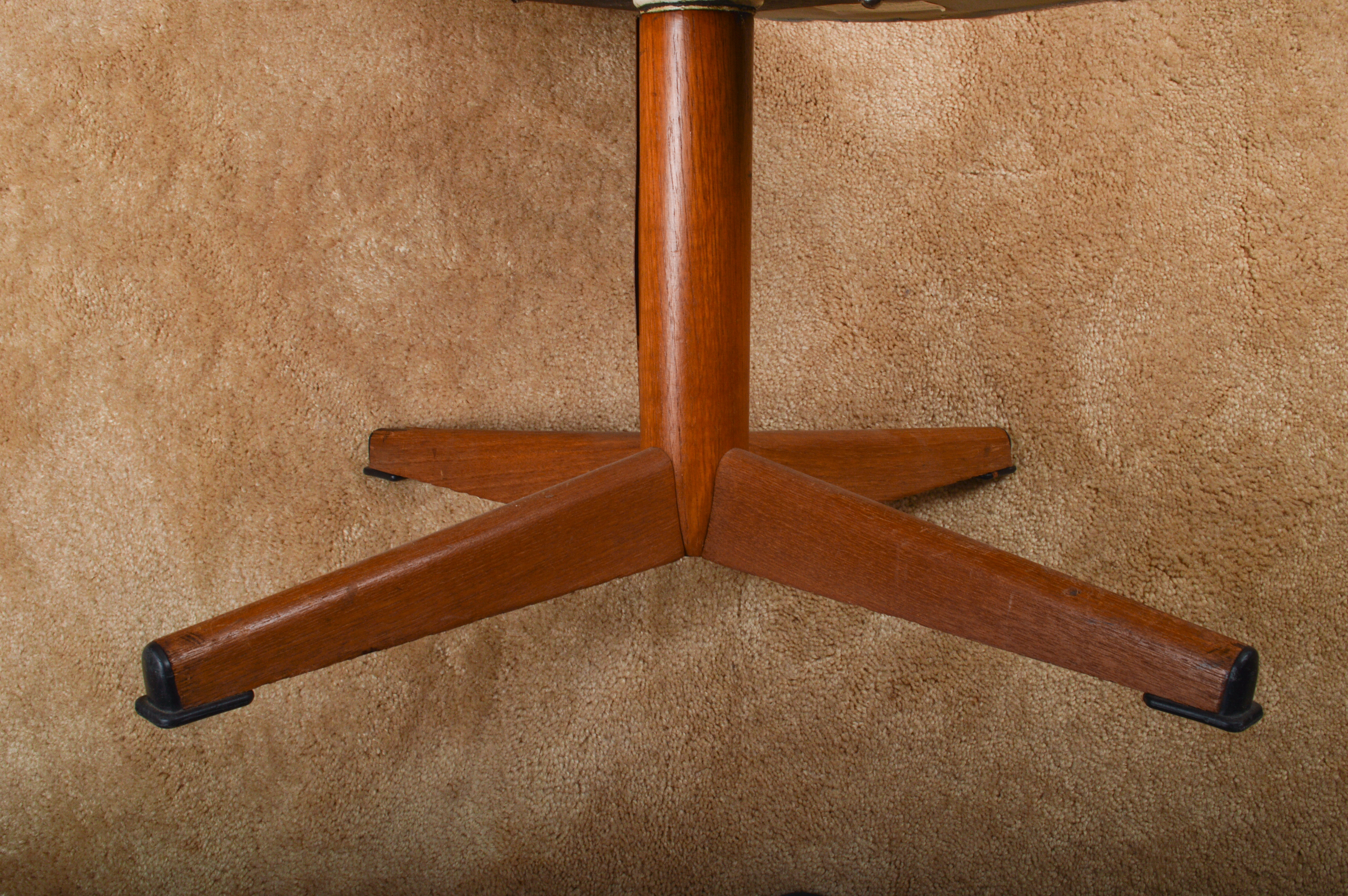 Modern Swivel Armchair and Ottoman by Swedfurn AB Slätte Möbler Töreboda