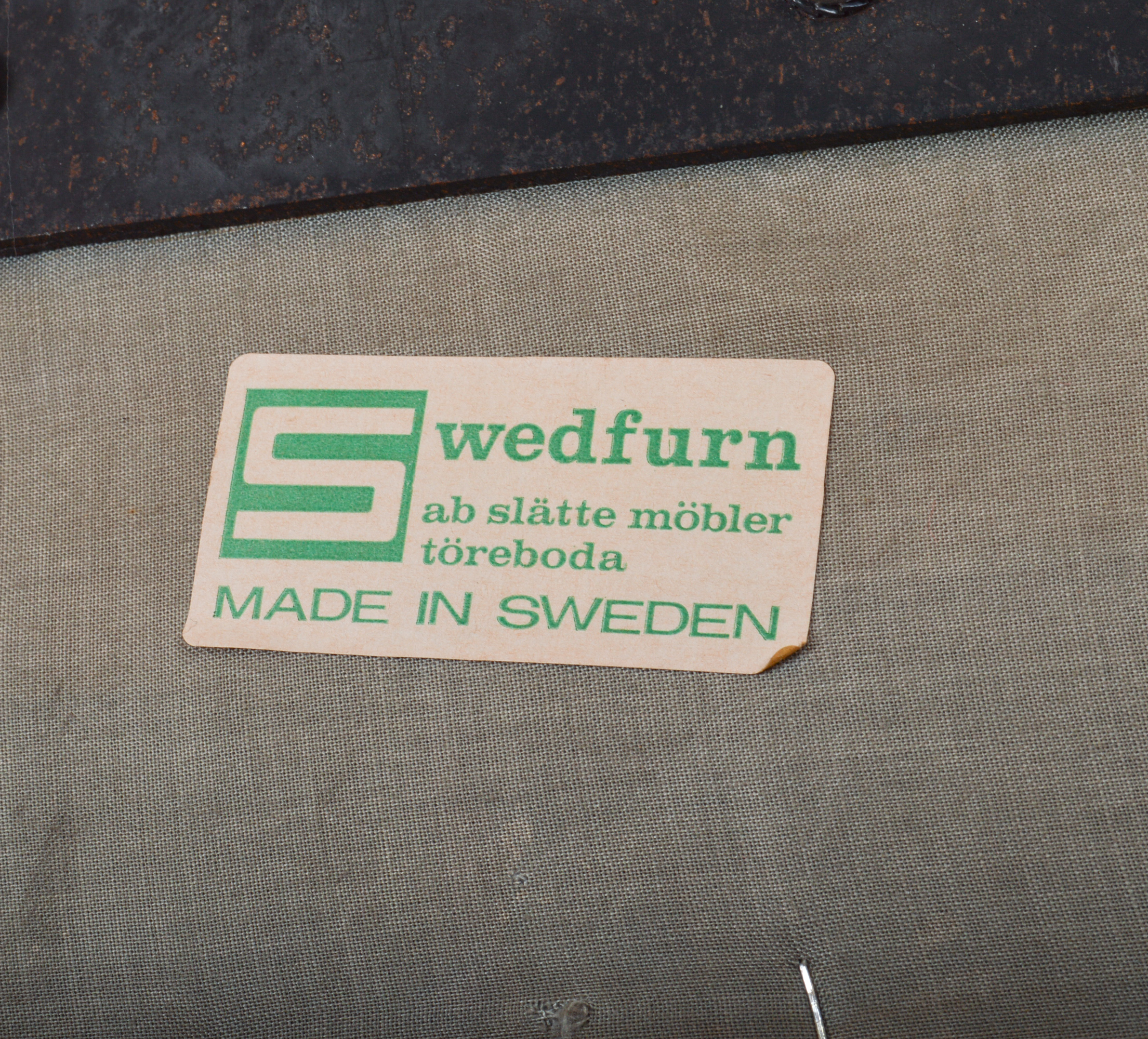 Modern Swivel Armchair and Ottoman by Swedfurn AB Slätte Möbler Töreboda