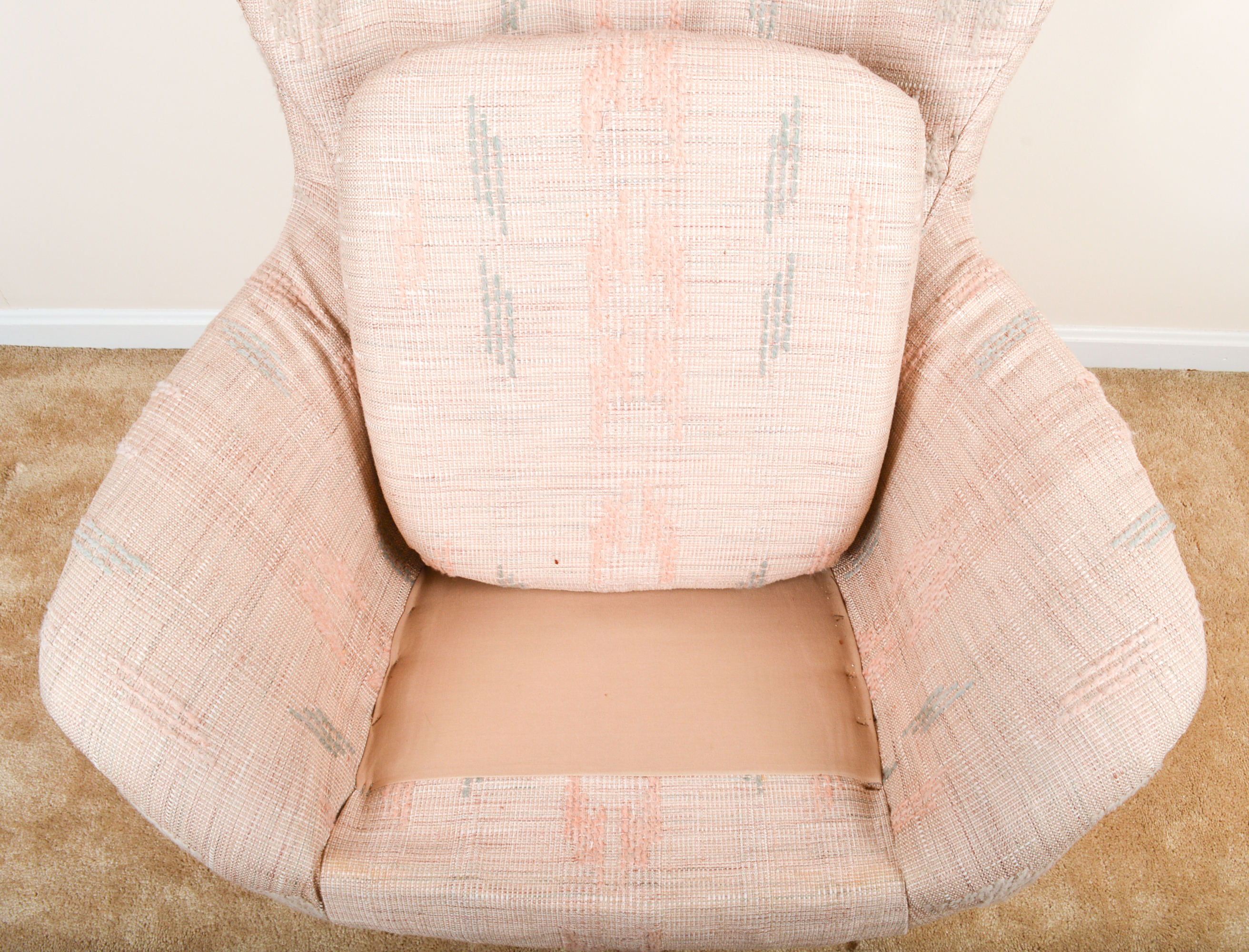 Modern Swivel Armchair and Ottoman by Swedfurn AB Slätte Möbler Töreboda