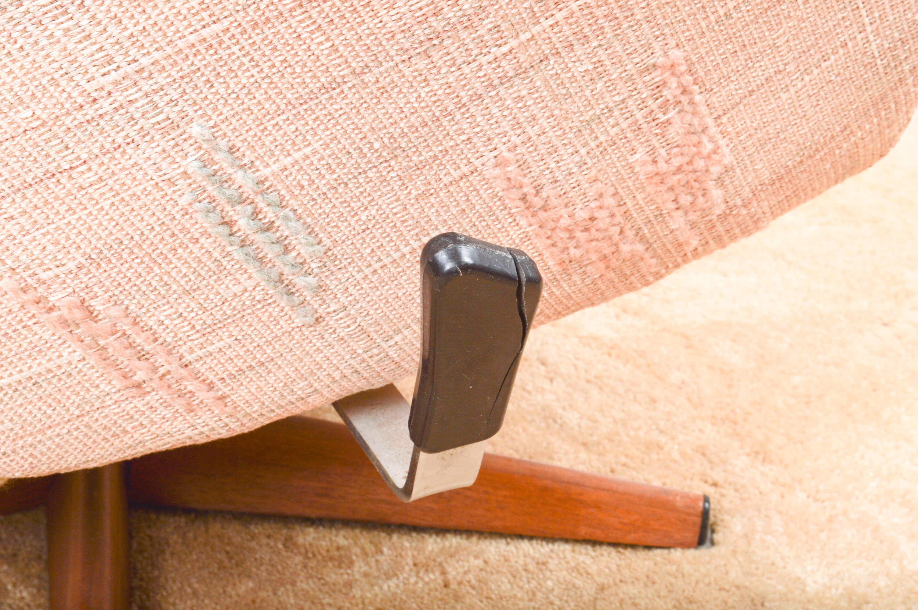 Modern Swivel Armchair and Ottoman by Swedfurn AB Slätte Möbler Töreboda