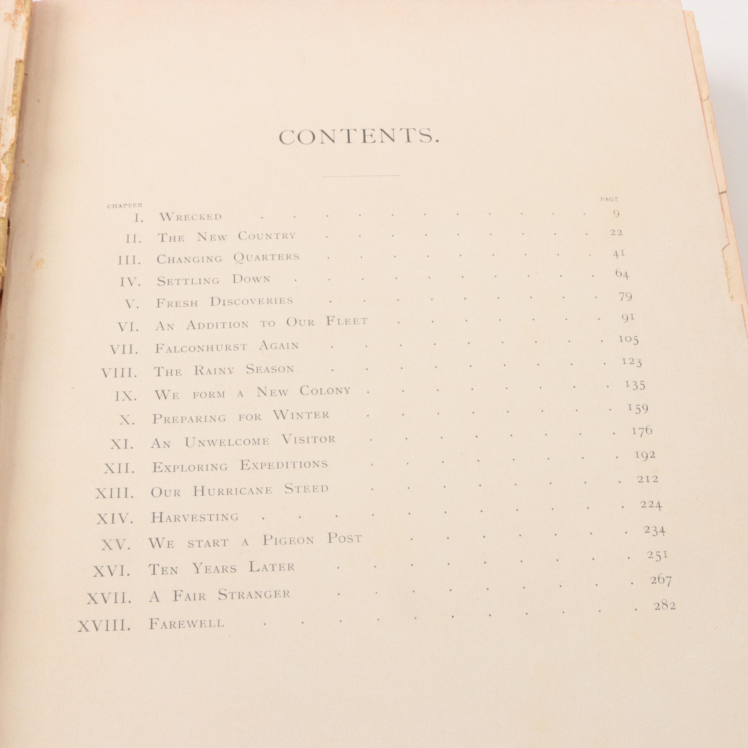 Vintage Books including "Swiss Family Robinson"