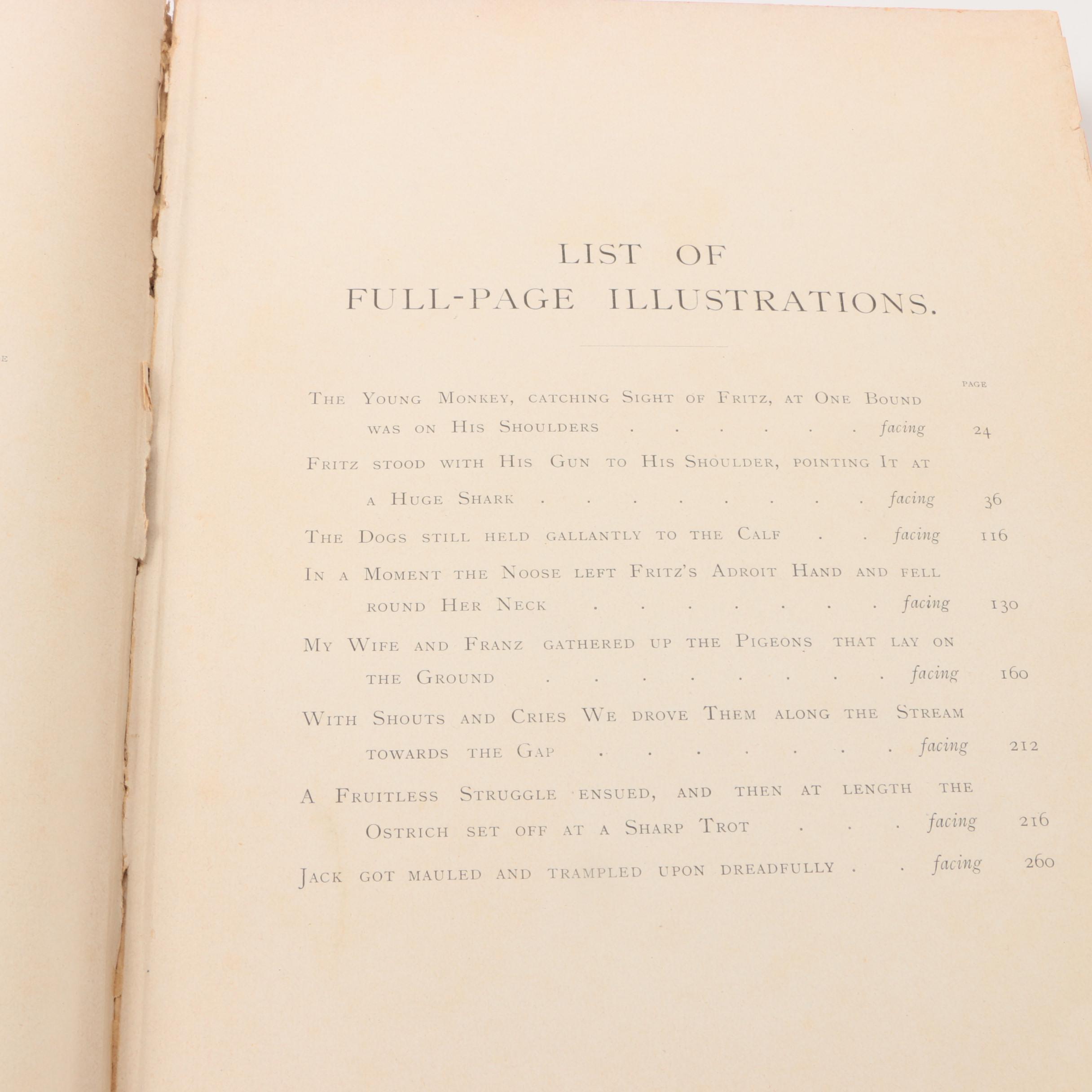 Vintage Books including "Swiss Family Robinson"