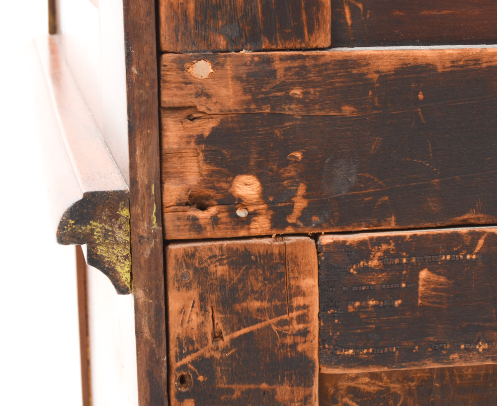 Antique Victorian Eastlake Style Burled Walnut Roll-Top Secretary Desk