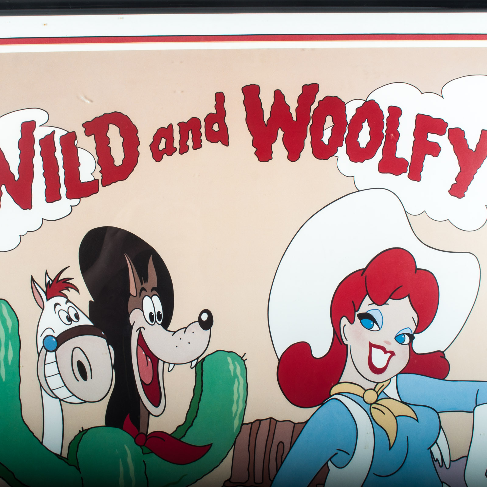 Framed Vintage 'Wild and Woolfy' Poster