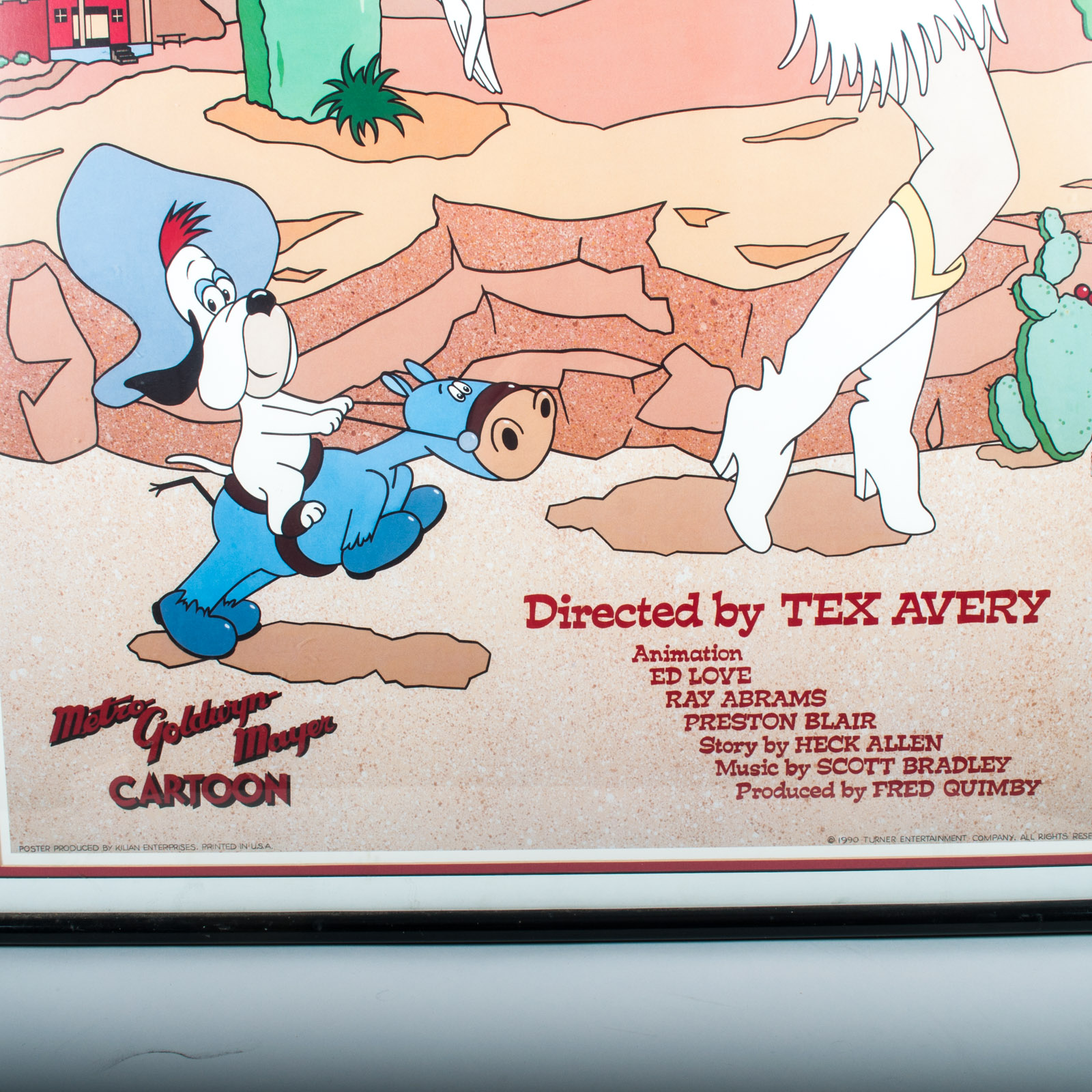 Framed Vintage 'Wild and Woolfy' Poster