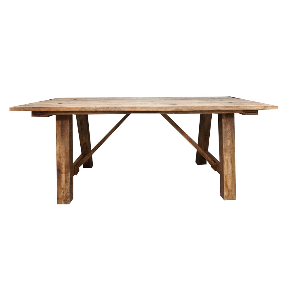 Wooden Trestle Dining Table
