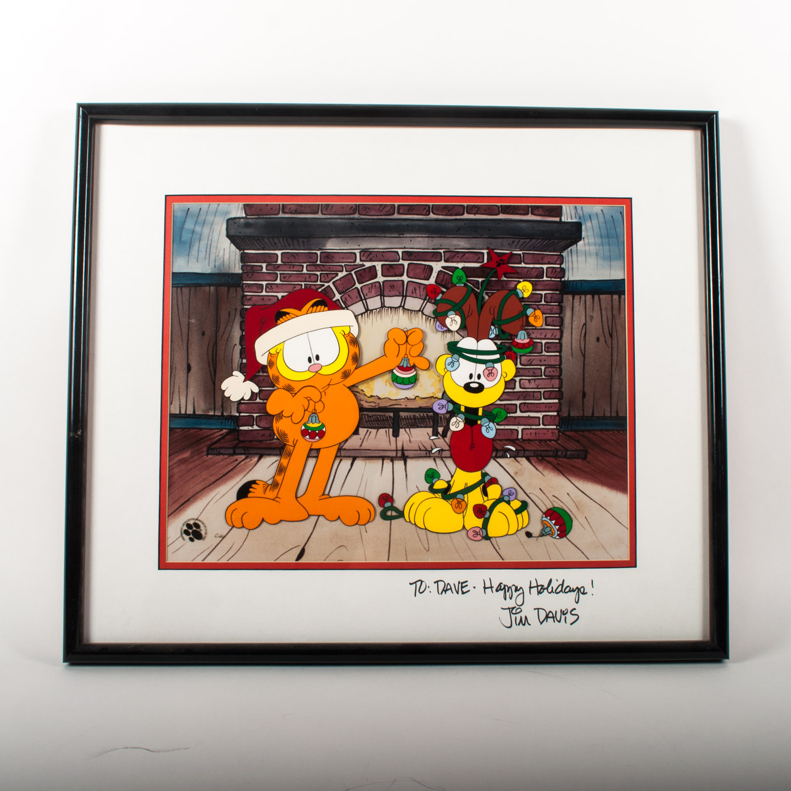 Hand Painted Limited Edition Signed Jim Davis Animation Art