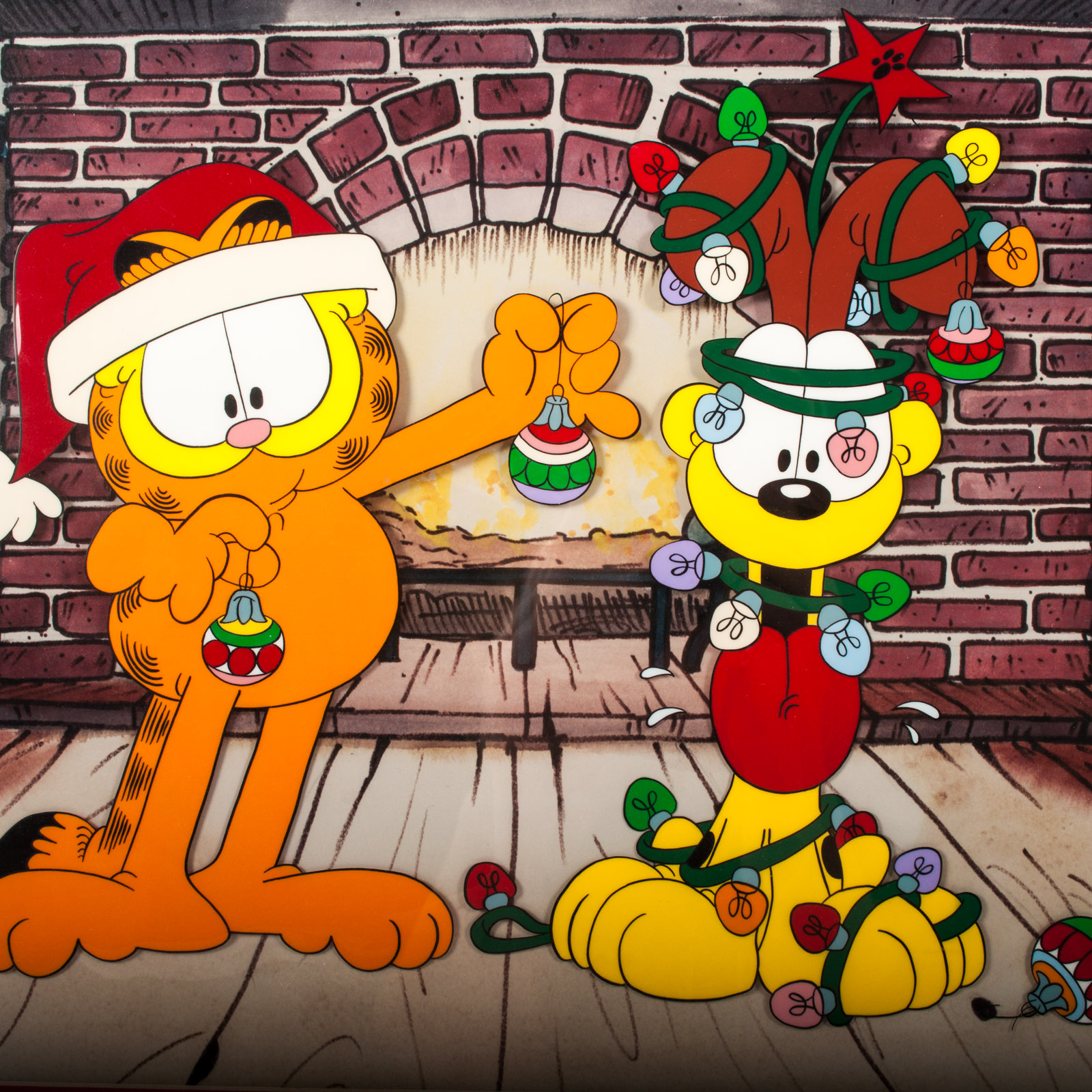 Hand Painted Limited Edition Signed Jim Davis Animation Art