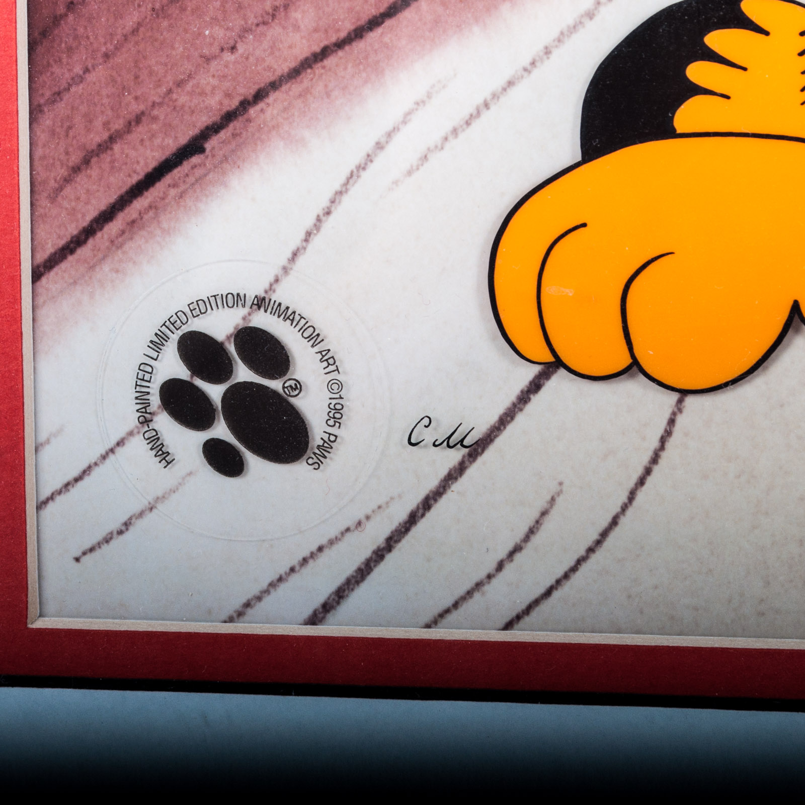 Hand Painted Limited Edition Signed Jim Davis Animation Art