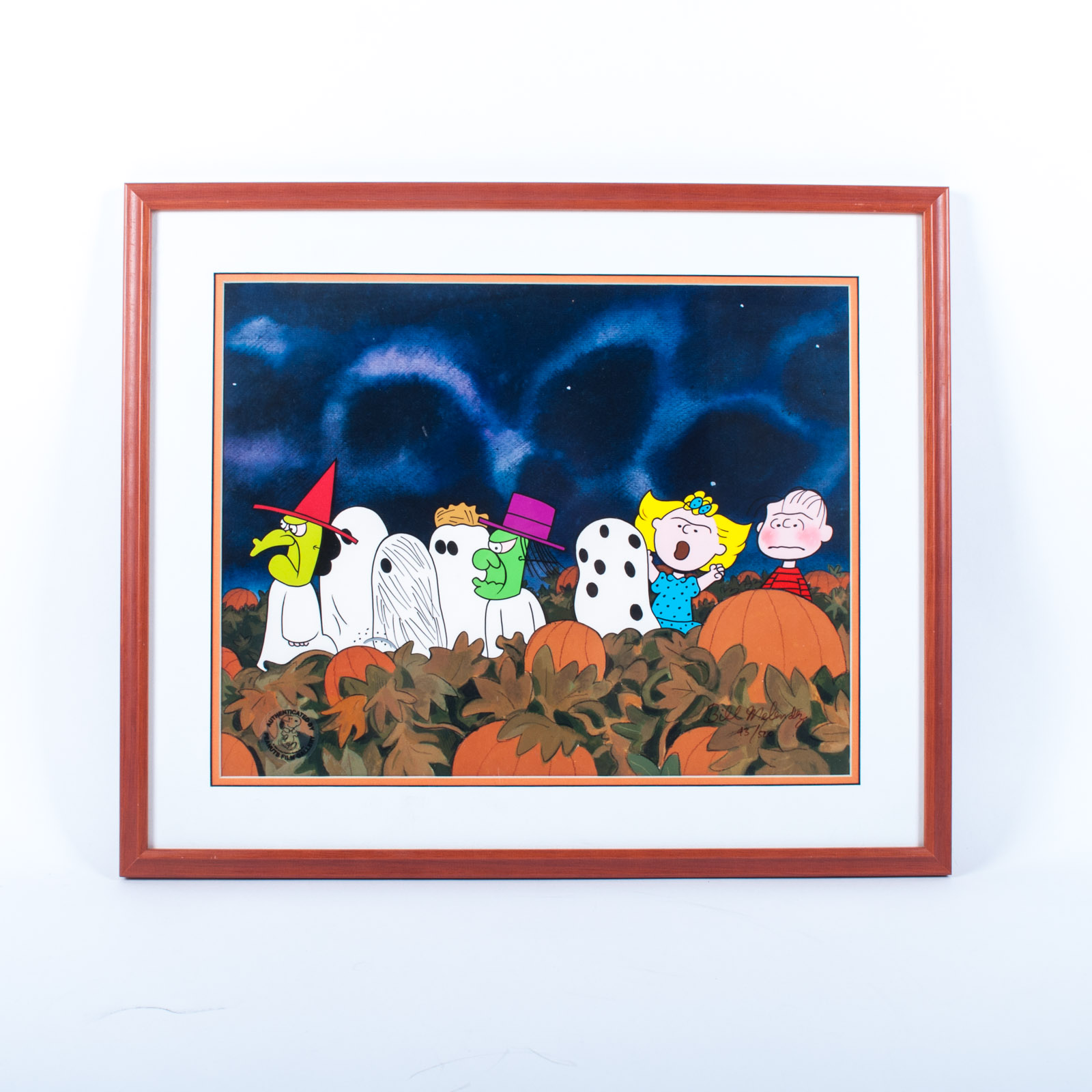 Limited Edition Hand-Painted Signed Bill Melendez Peanuts Film Gallery