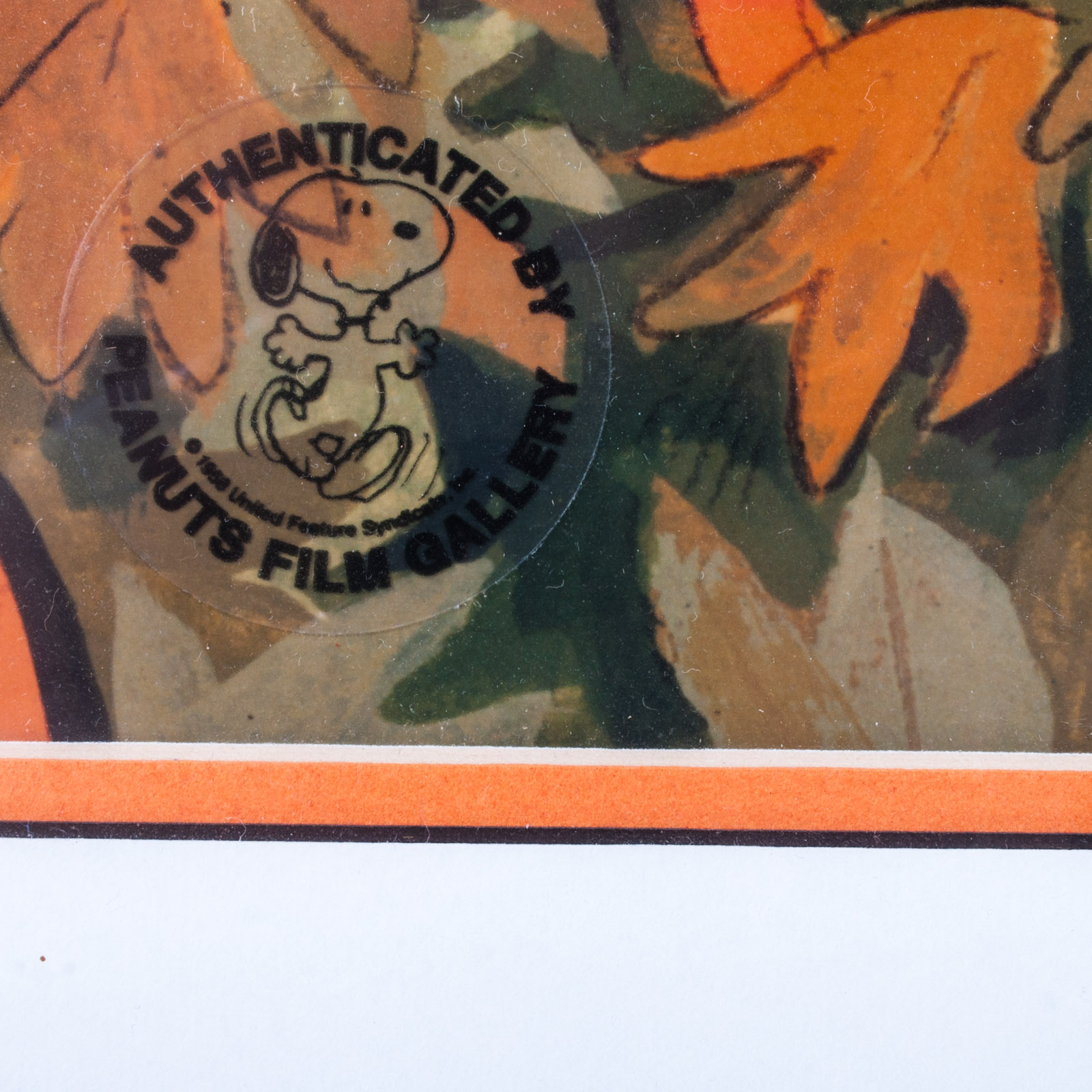 Limited Edition Hand-Painted Signed Bill Melendez Peanuts Film Gallery