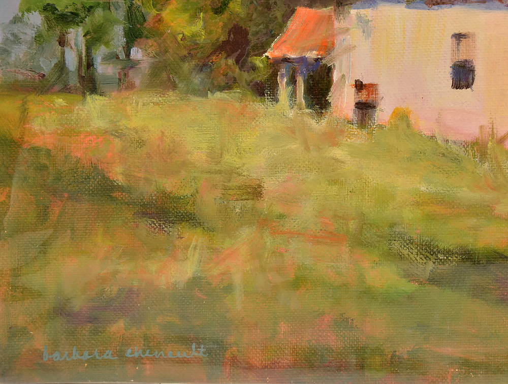 Barbara Chenault Original Oil Painting on Linen "Chapel on the Hill"