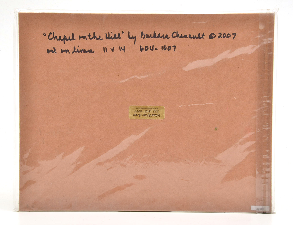 Barbara Chenault Original Oil Painting on Linen "Chapel on the Hill"