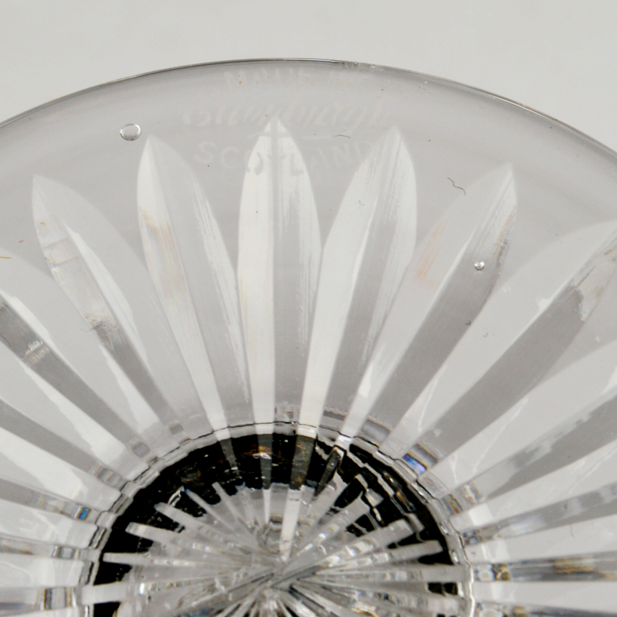 Vintage Edinburgh of Scotland Crystal Stemware