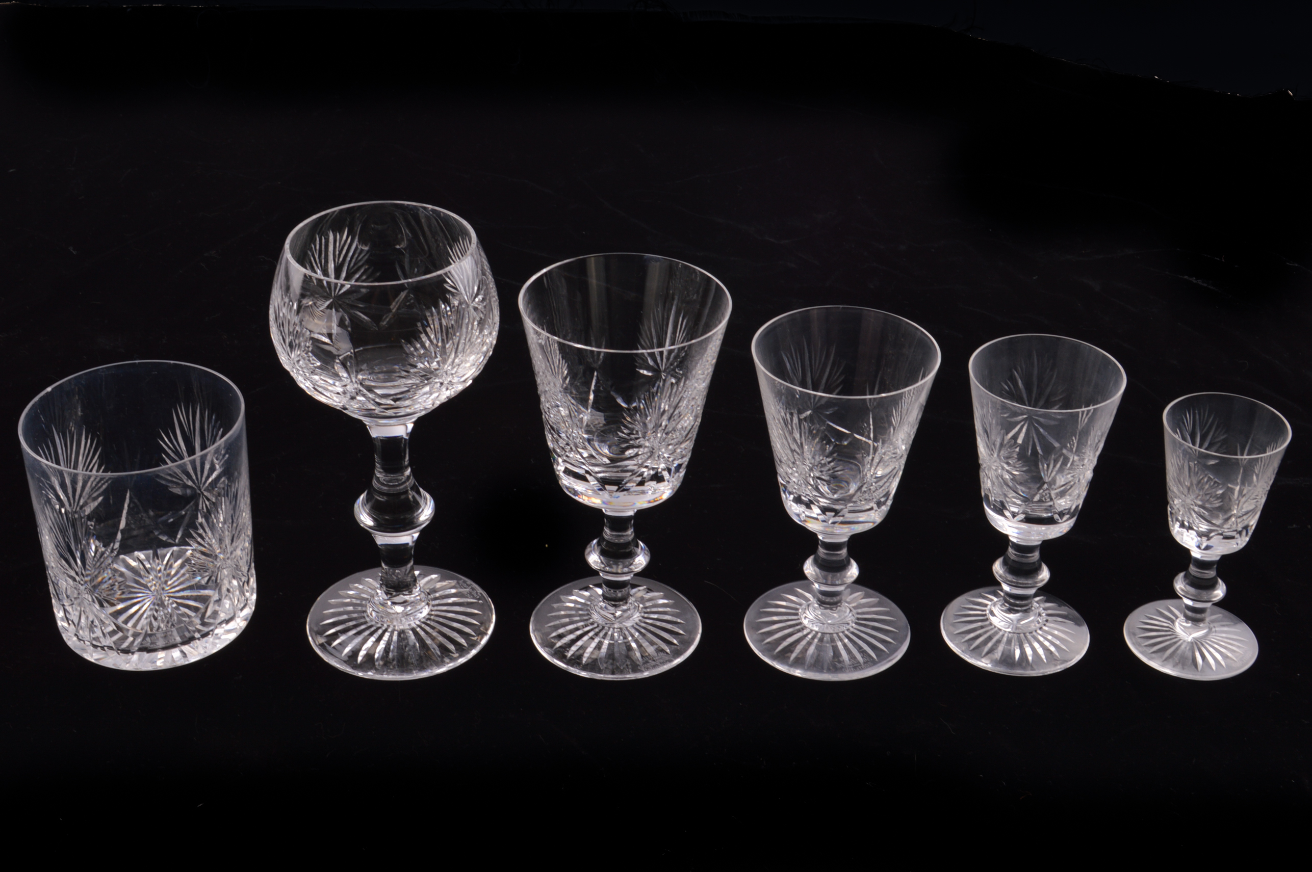 Vintage Edinburgh of Scotland Crystal Stemware