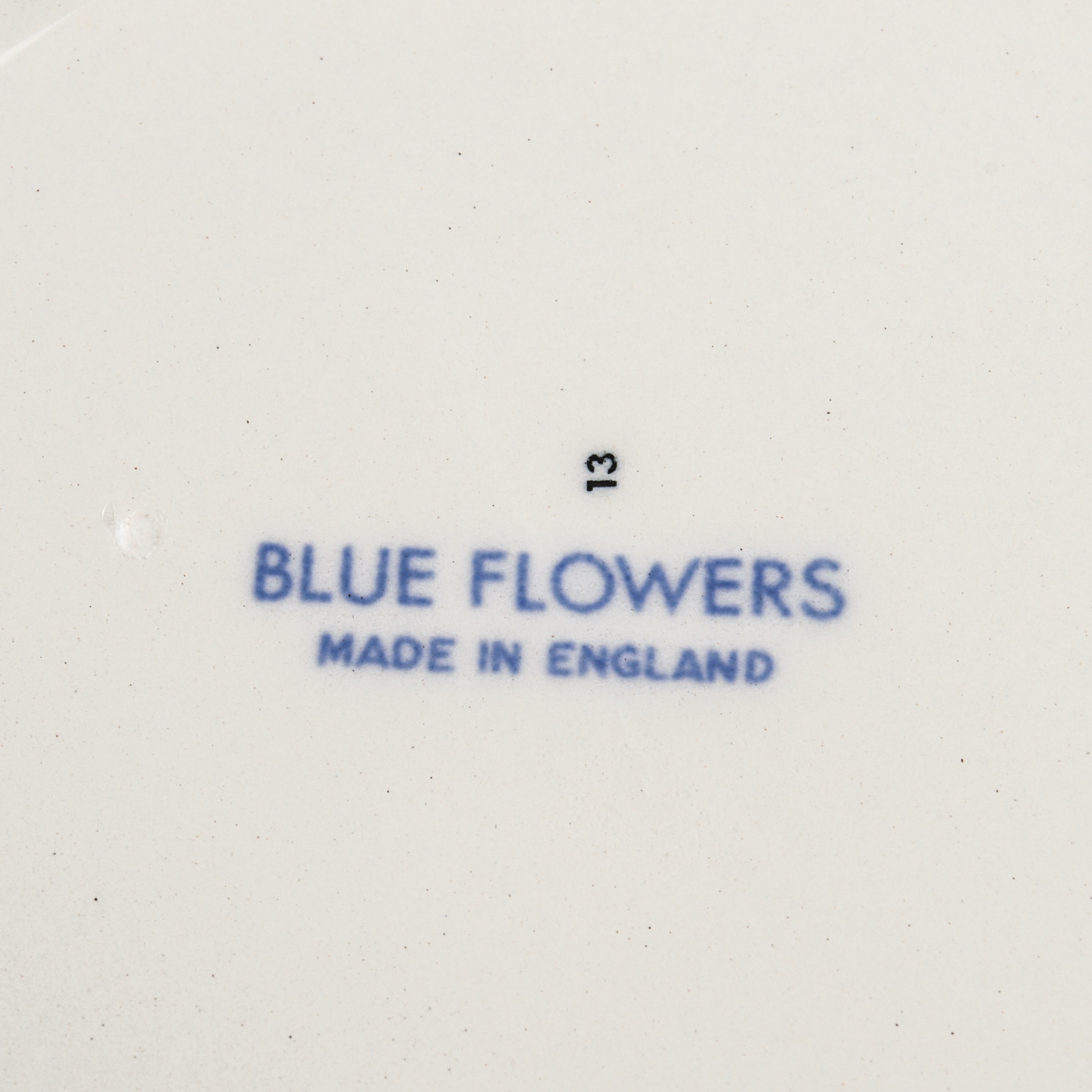 PRIORITY-"Blue Flowers" English China Tableware, Circa 1940s