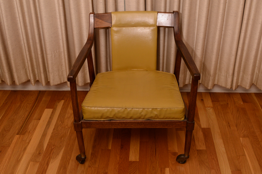 Mid Century Modern Walnut Armchair