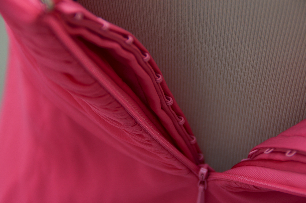 Carmen Marc Valvo Signature Pink Evening Gown