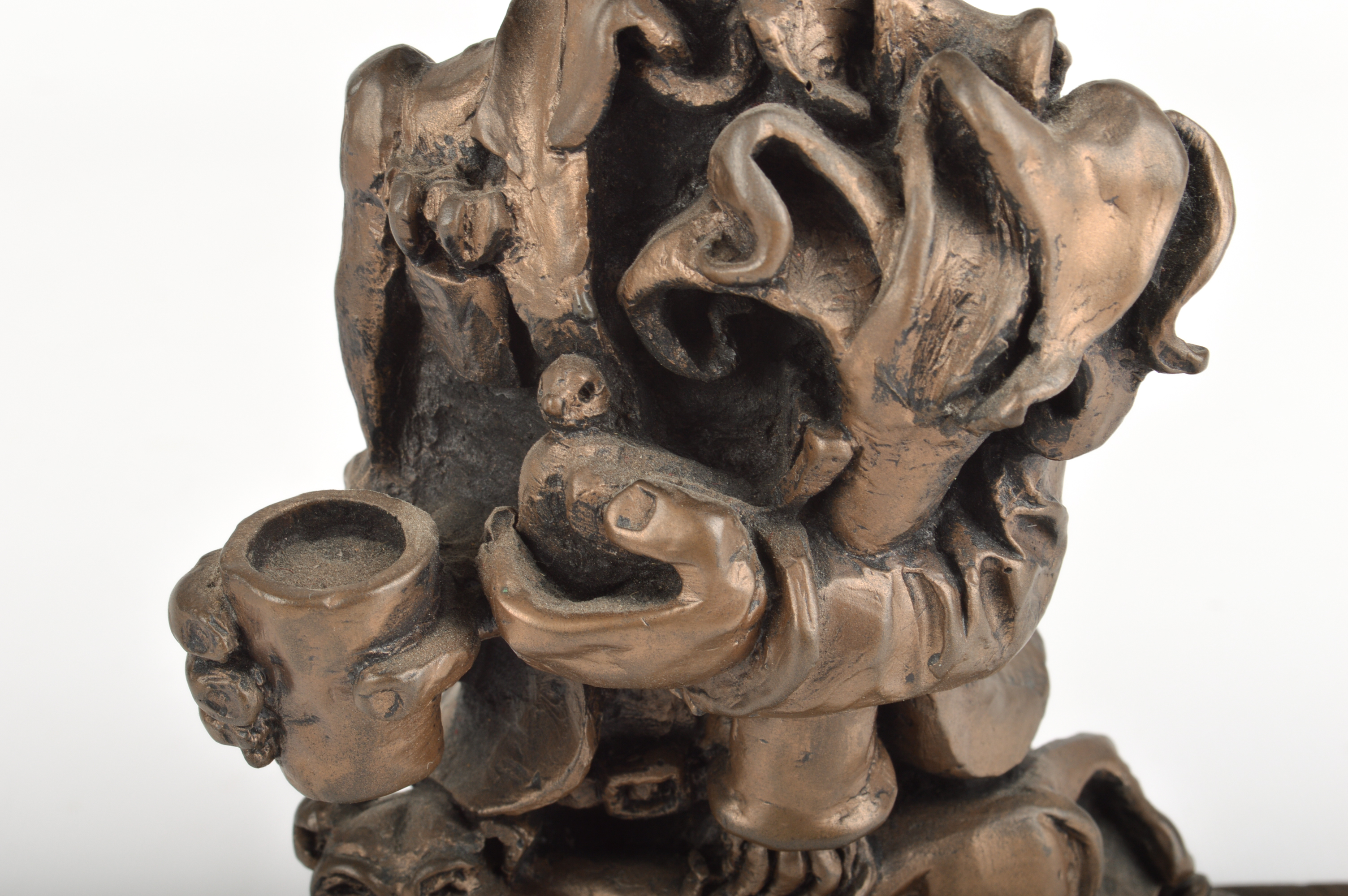 Robert Olley 1977 Cast Bronze "Geordie" Sculpture