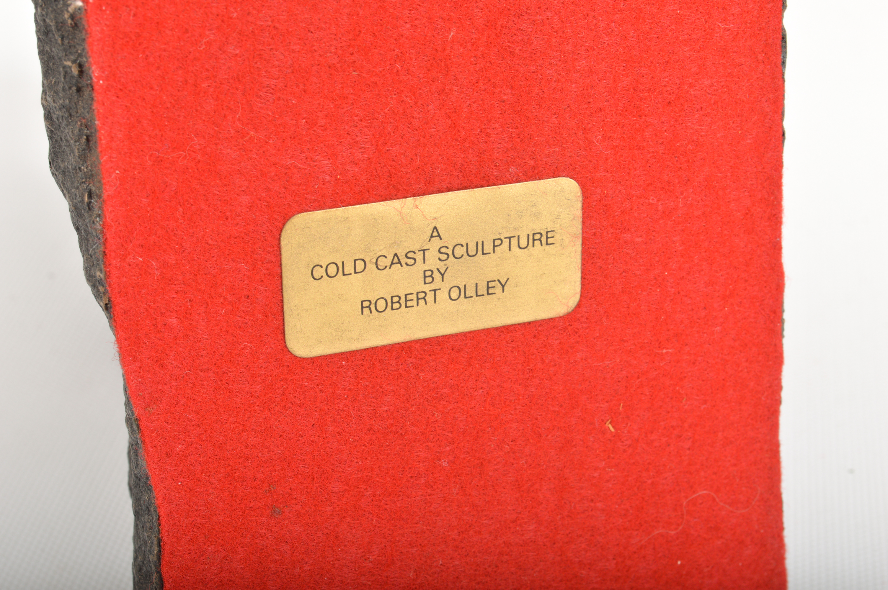 Robert Olley 1977 Cast Bronze "Geordie" Sculpture