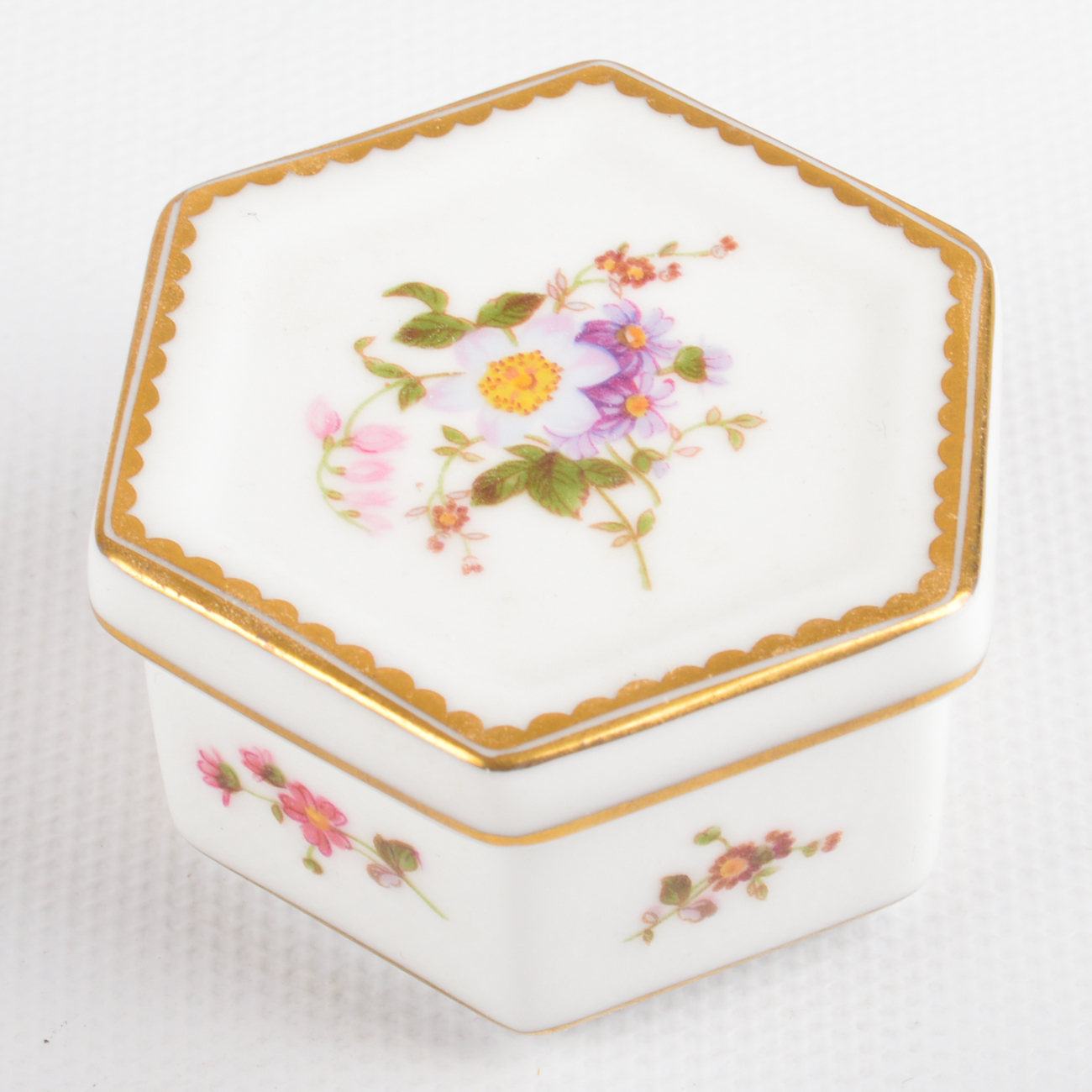 Collection of English Bone China Vanity Decor