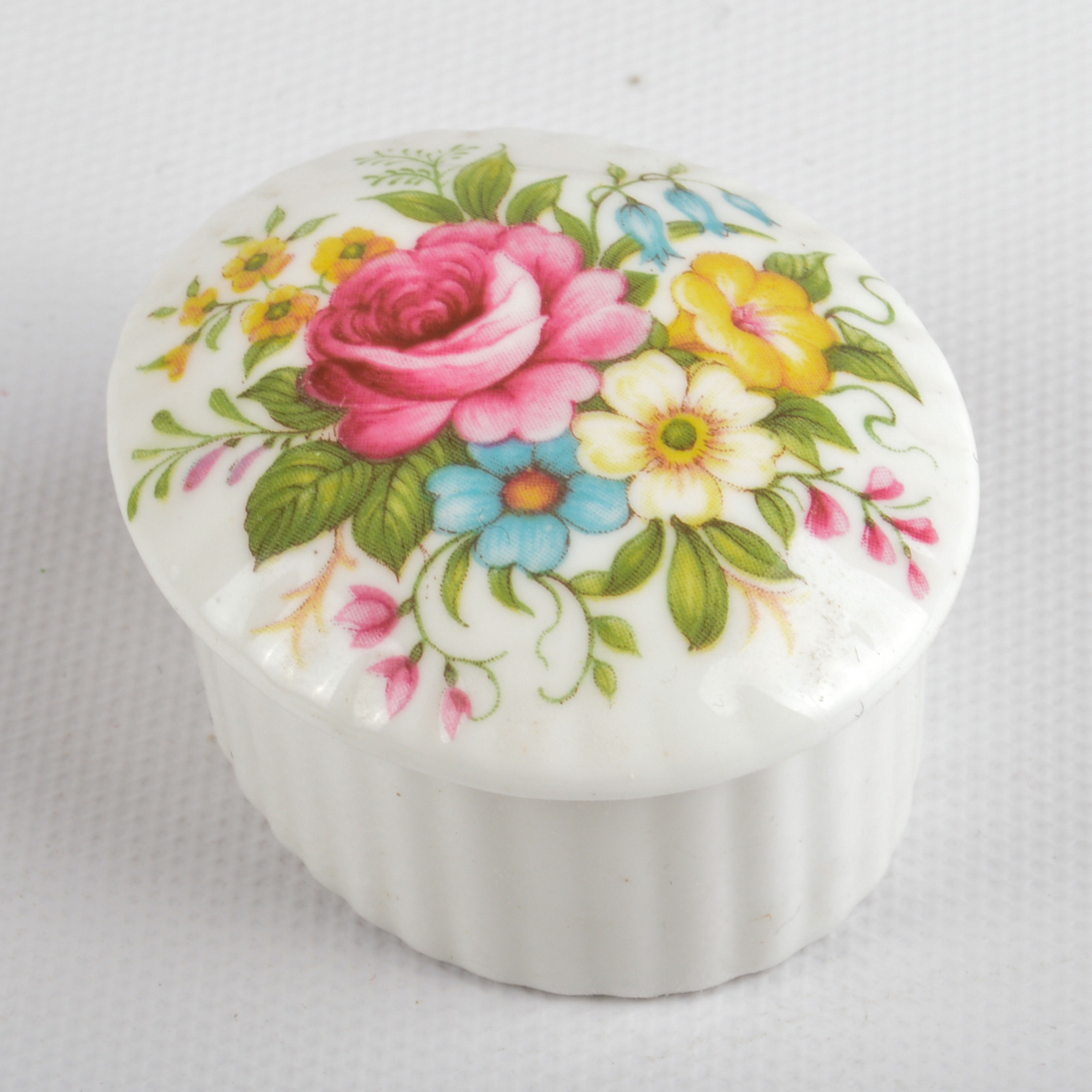 Collection of English Bone China Vanity Decor