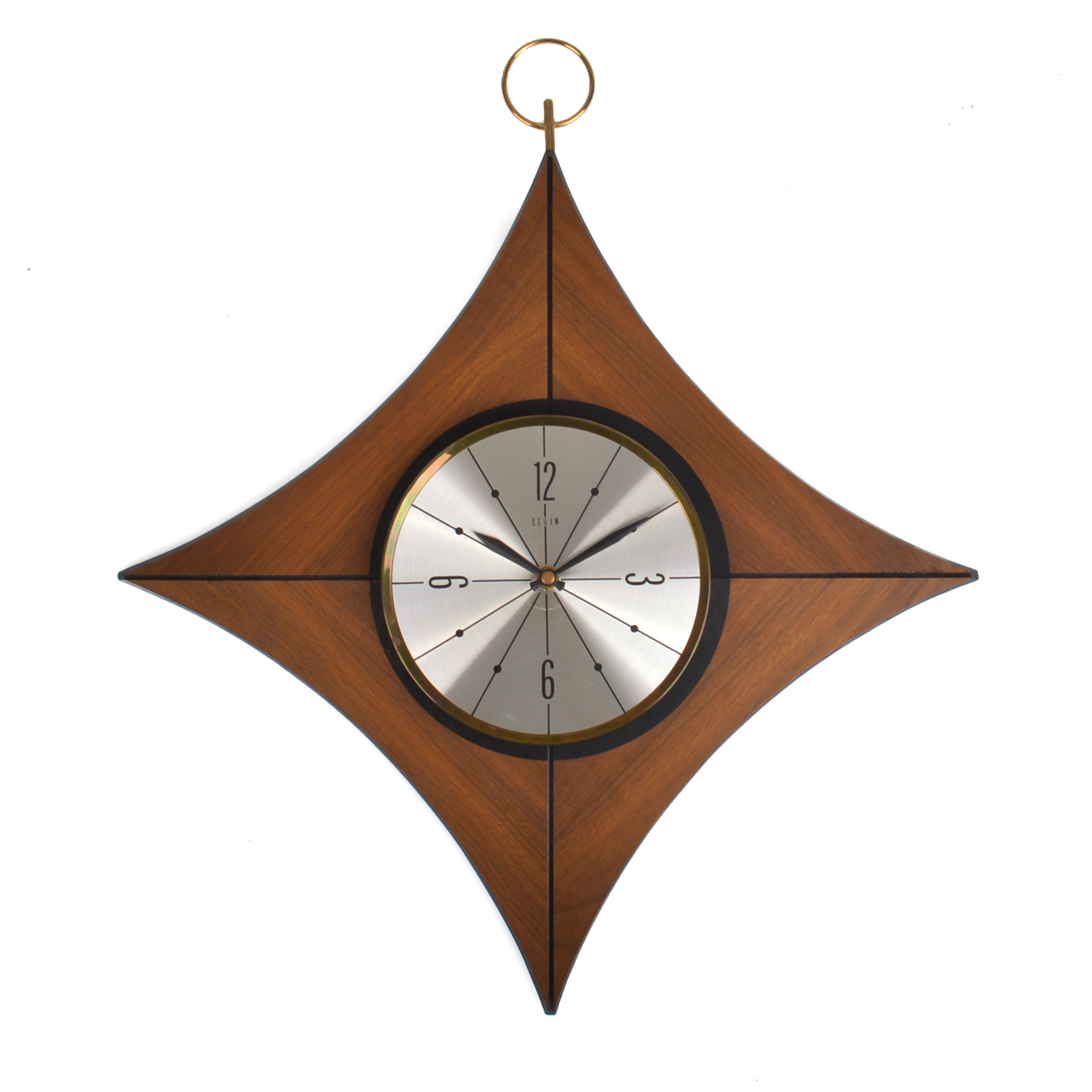 Mid Century Modern Elgin Wall Clock