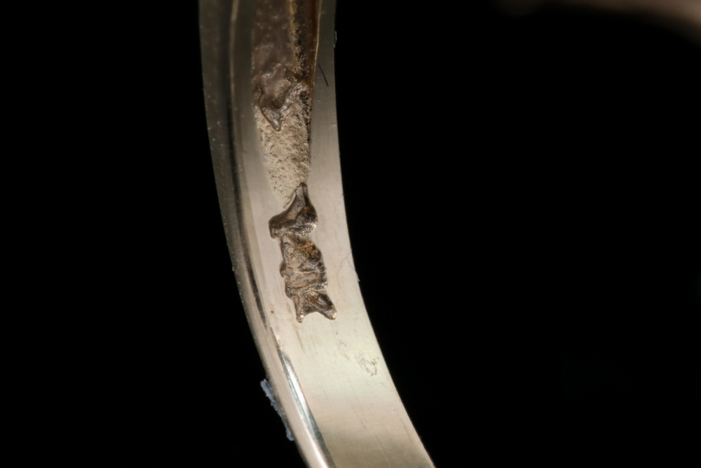 14K Yellow Gold, Blue Topaz and Diamond Ring