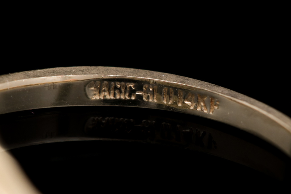 14K Yellow Gold and Diamond Bridal Set