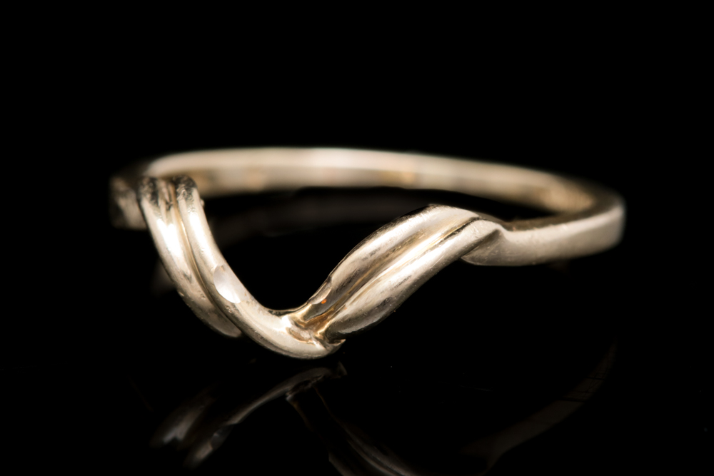 14K Yellow Gold and Diamond Bridal Set