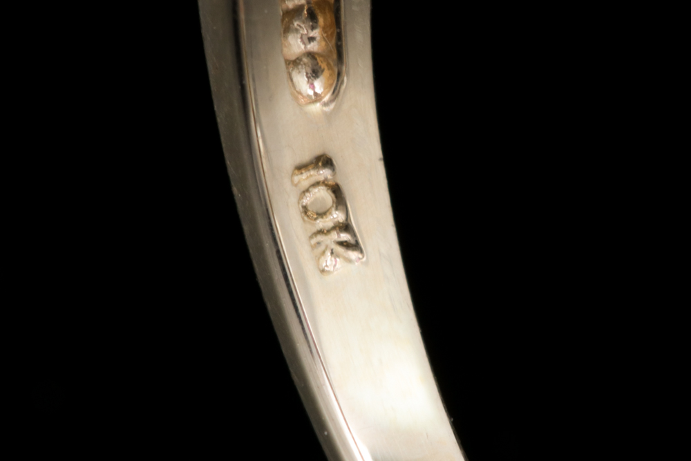 10K Yellow Gold, Ruby and Diamond Ring